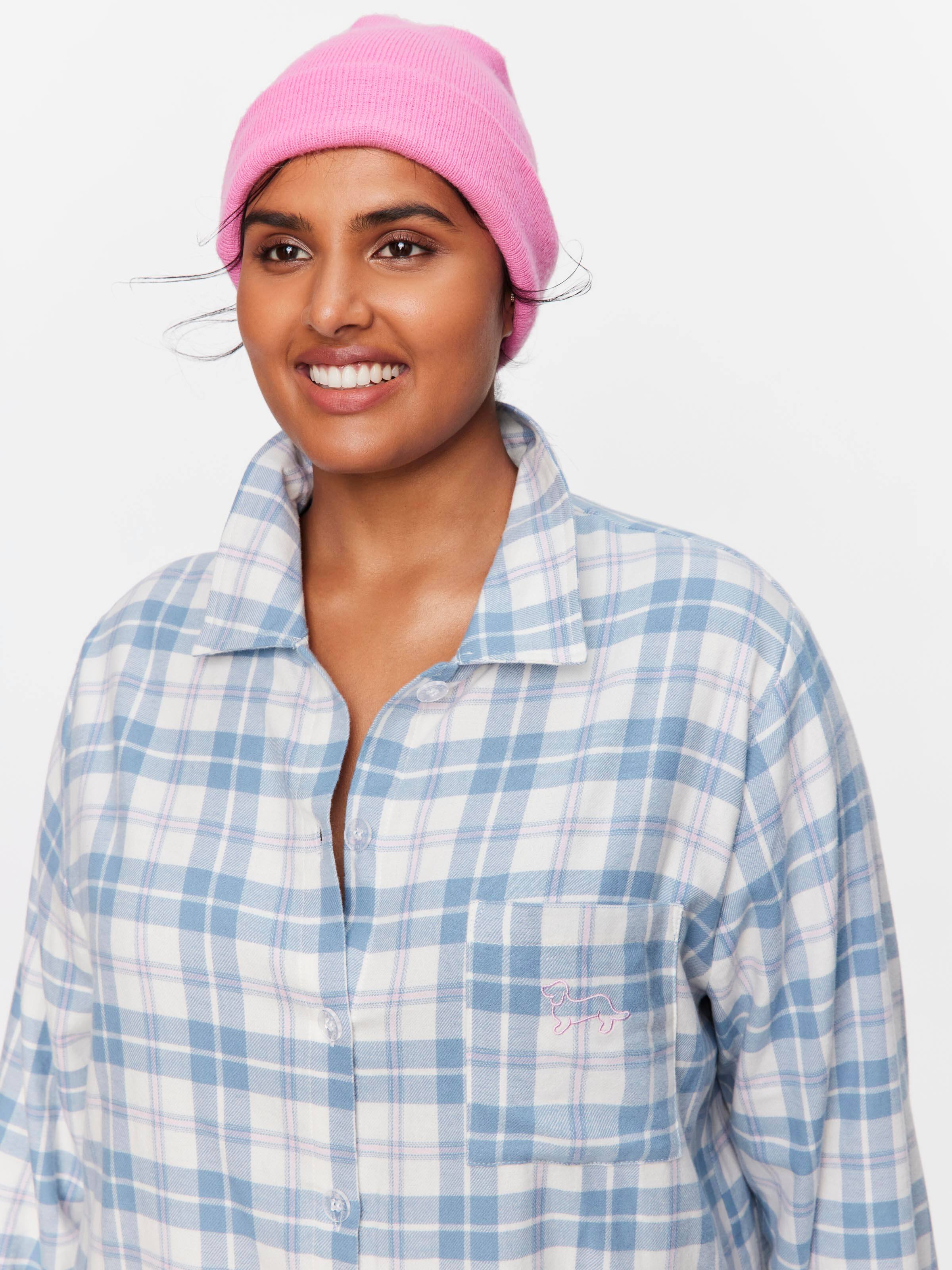 p-a-plus-blue-check-flannelette-nightshirt