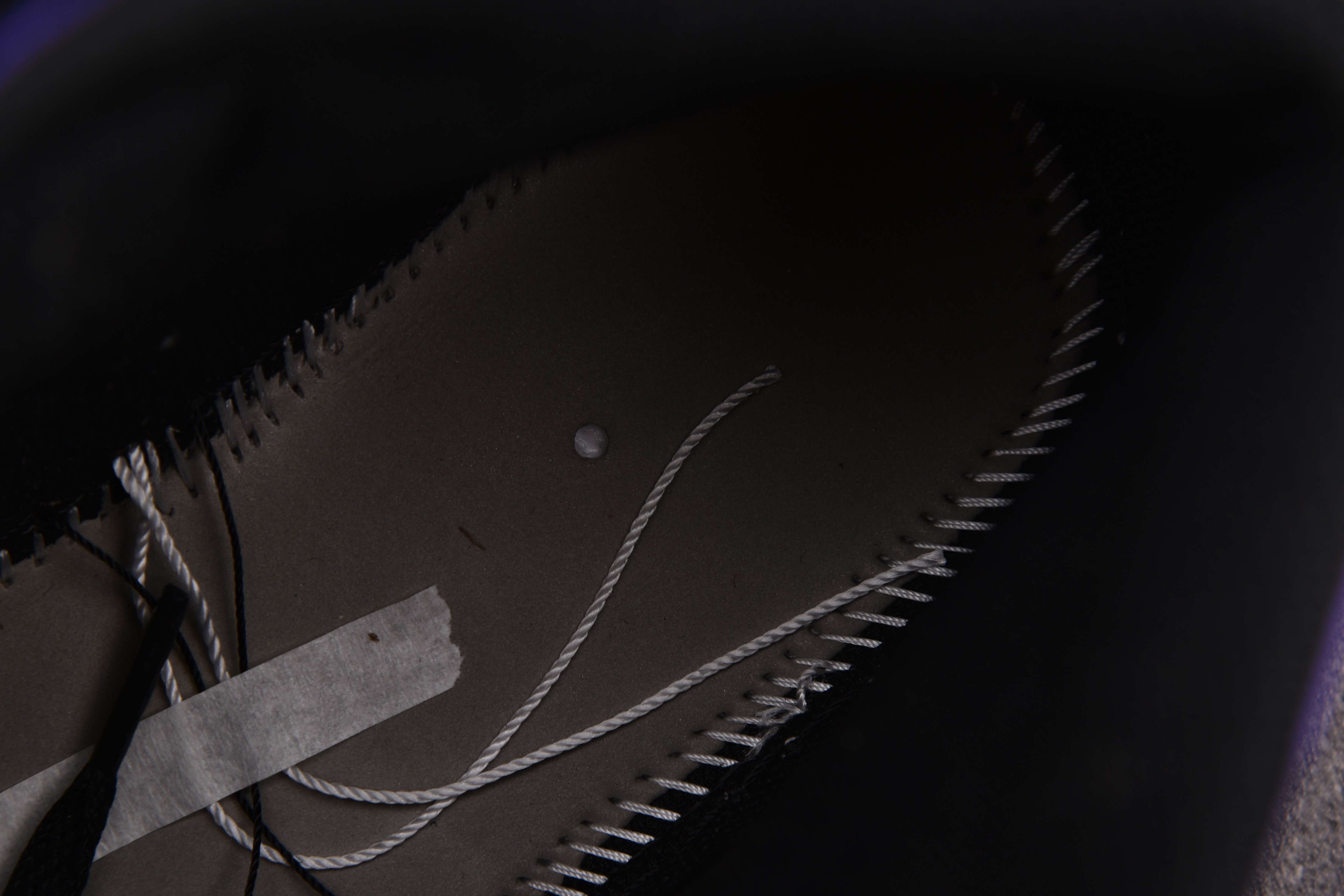 Jordan 1 Mid White Black Purple