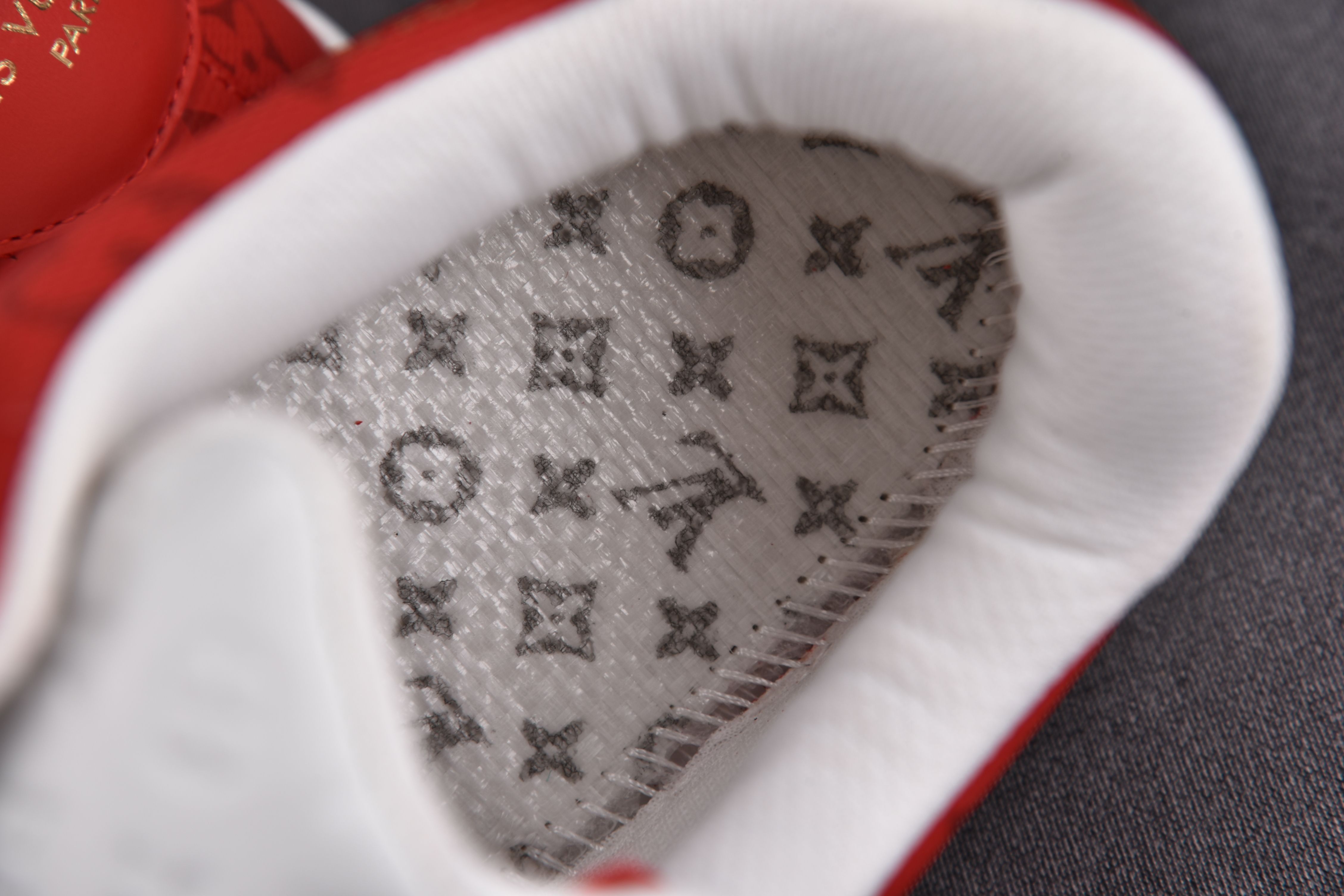 Nike Air Force 1 Low Louis Vuitton Royal Red (Be careful about the size!!)