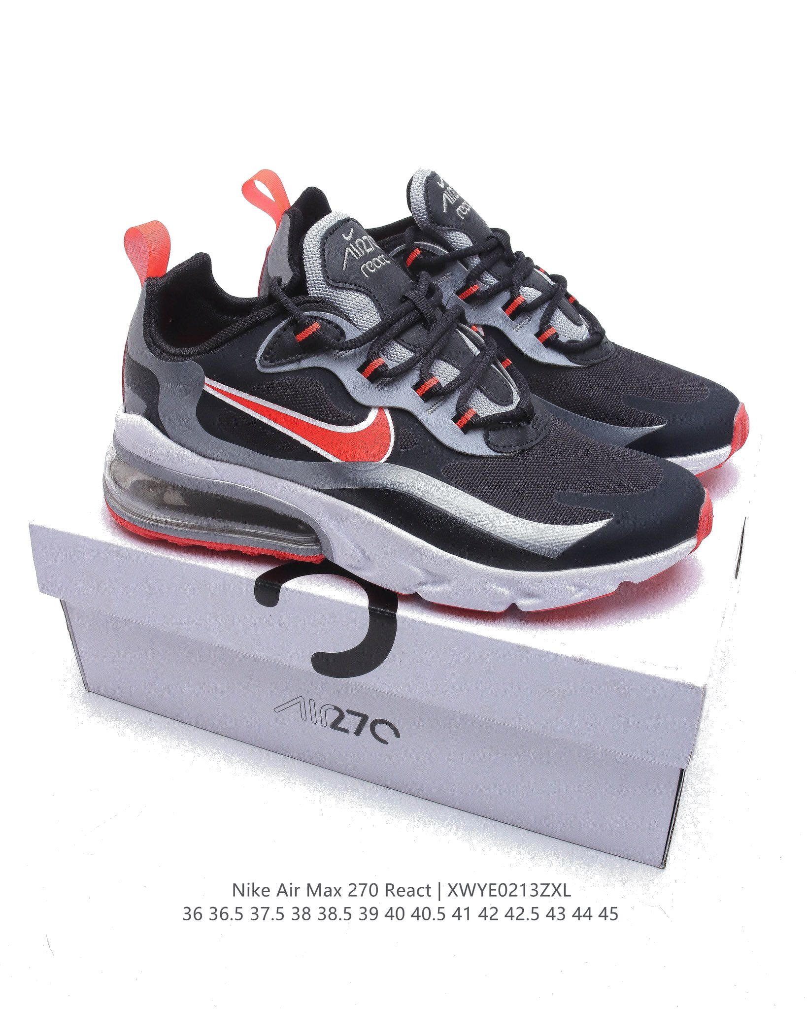 Nike Air Max 270 React SEBubble Pack Smoke GreyMulti Dames & Heren Schoenen-2