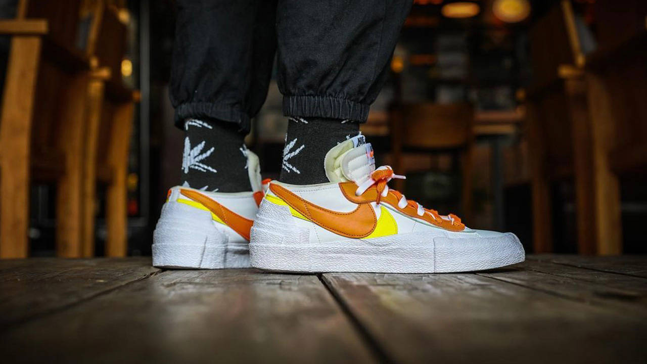 Sacai x Blazer Low Magma Orange
