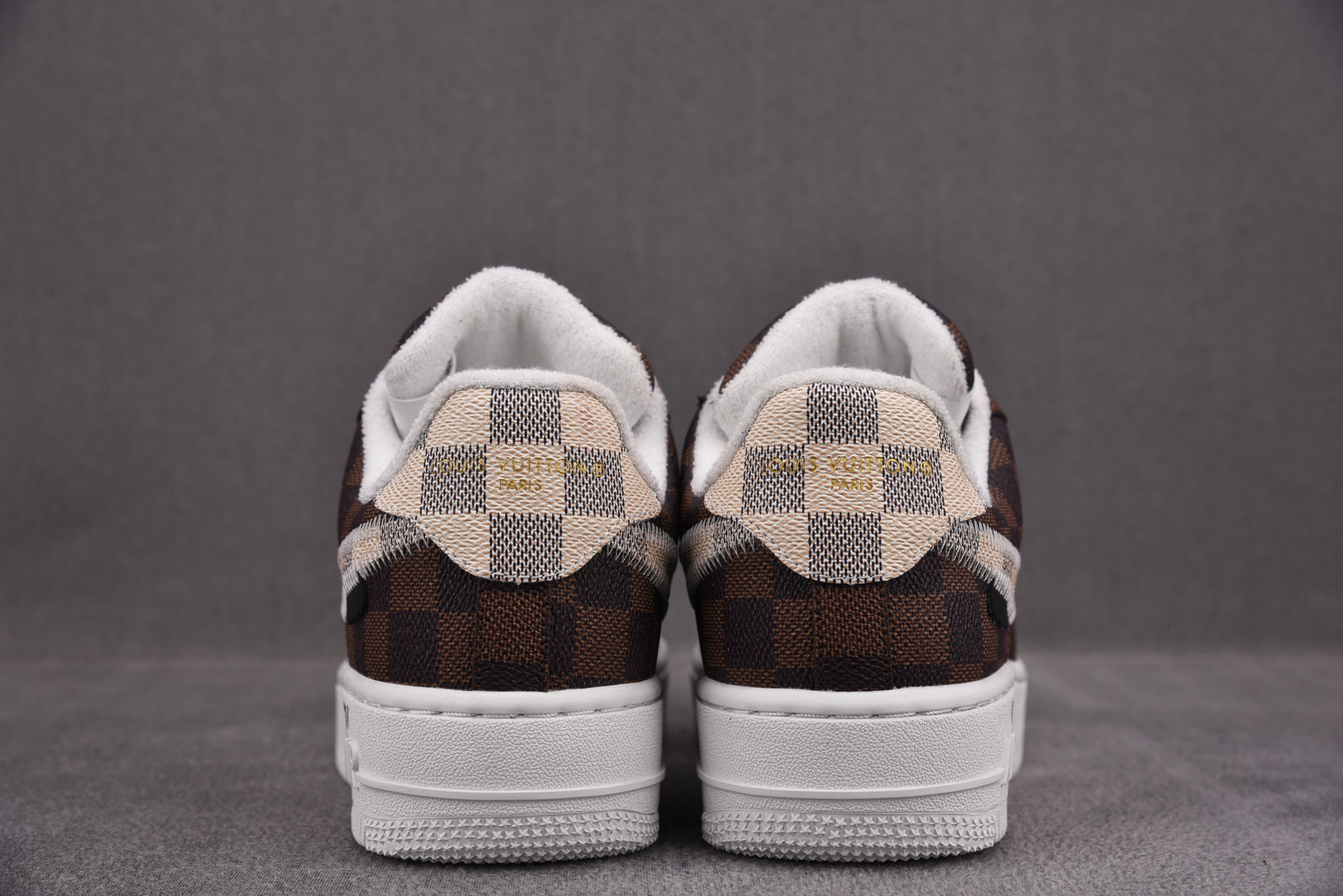 Nike Air Force 1 Low Louis Vuitton Monogram Brown Damier Azur (Be careful about the size!!)