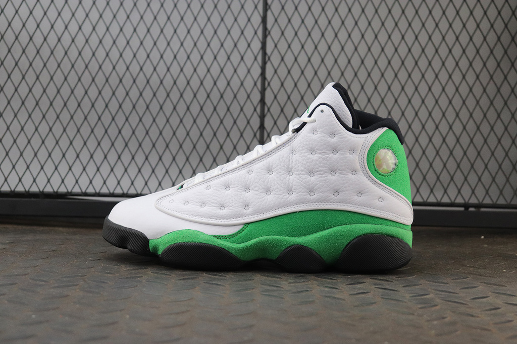 Jordan 13 Retro White Lucky Green