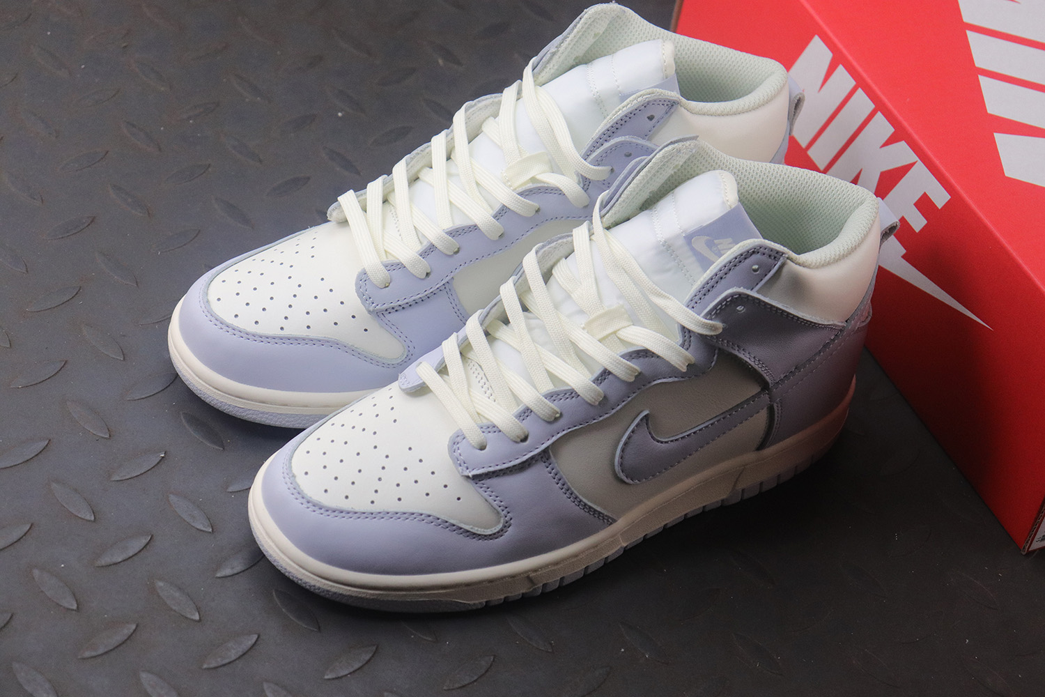 Nike Dunk High Sail Football Grey (Women Size!!)