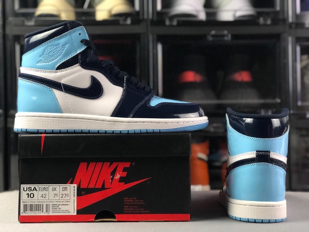 Jordan 1 Retro High UNC Patent (WOMEN SIZE!!)