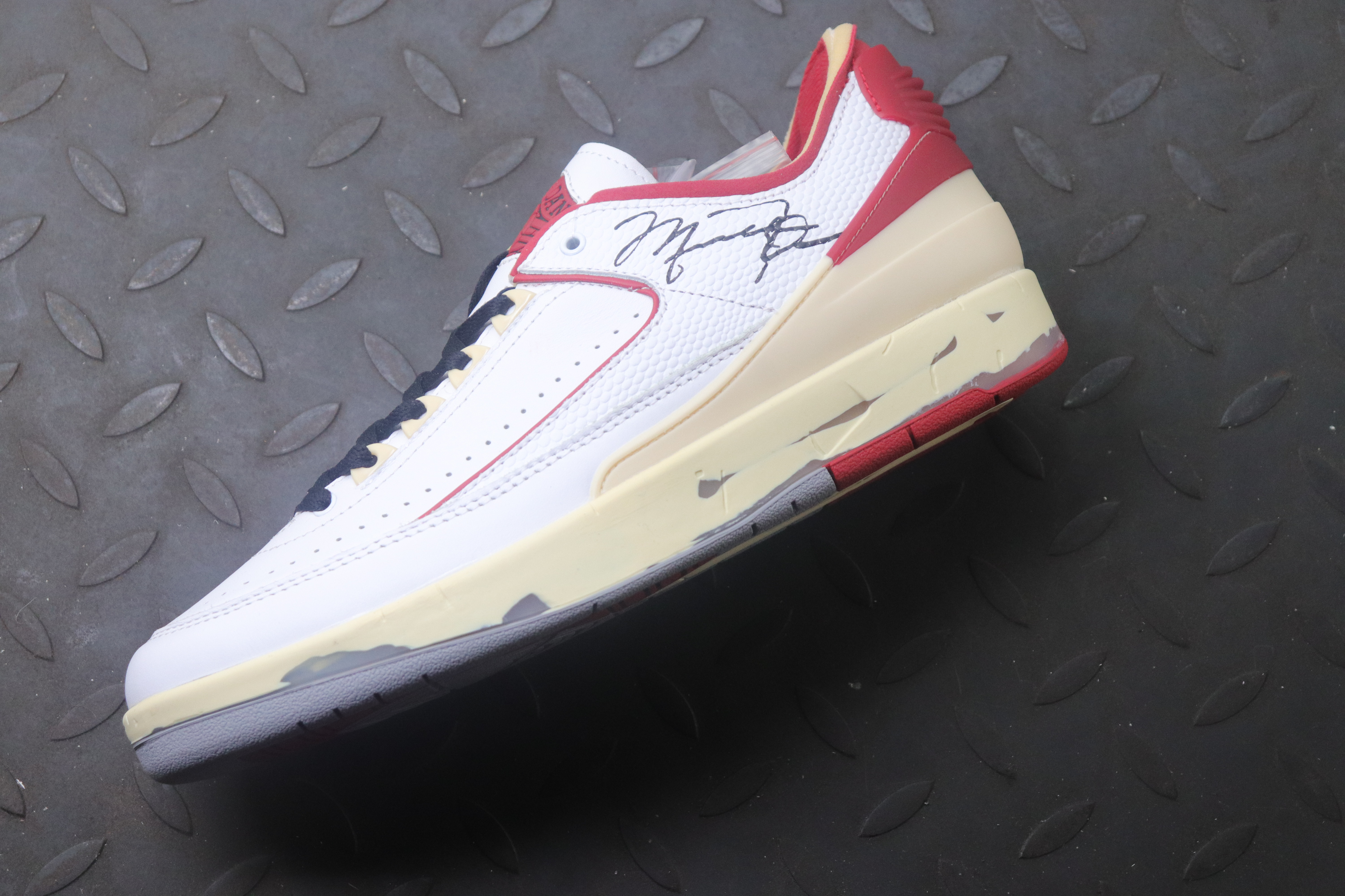 Jordan 2 Retro Low SP   White Red