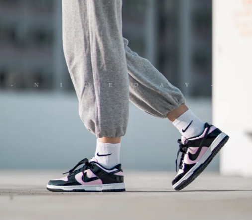 Nike Dunk Low Pink Foam Black (Women Size!!)