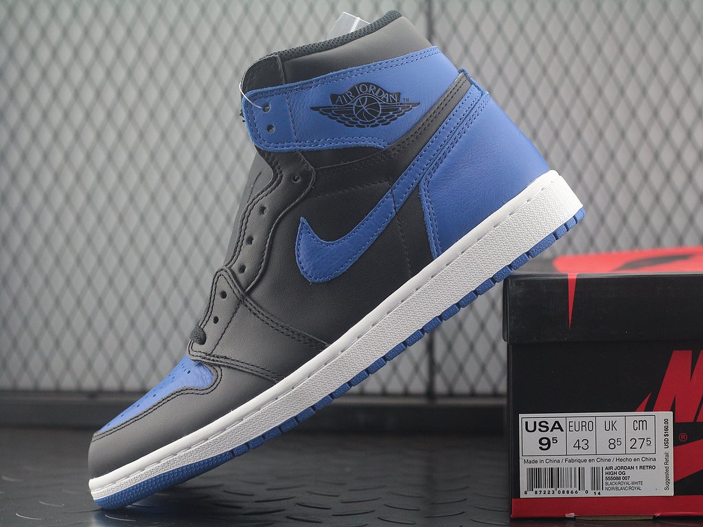 Jordan 1 Retro Black Royal Blue 2017