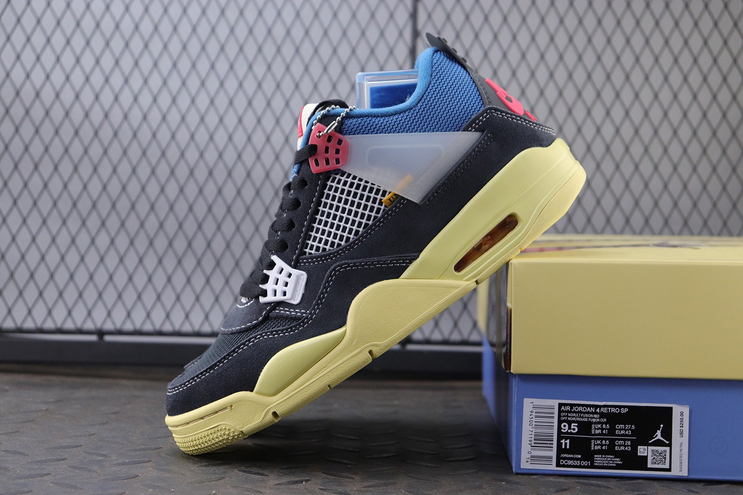 Jordan 4 Retro Union Off Noir