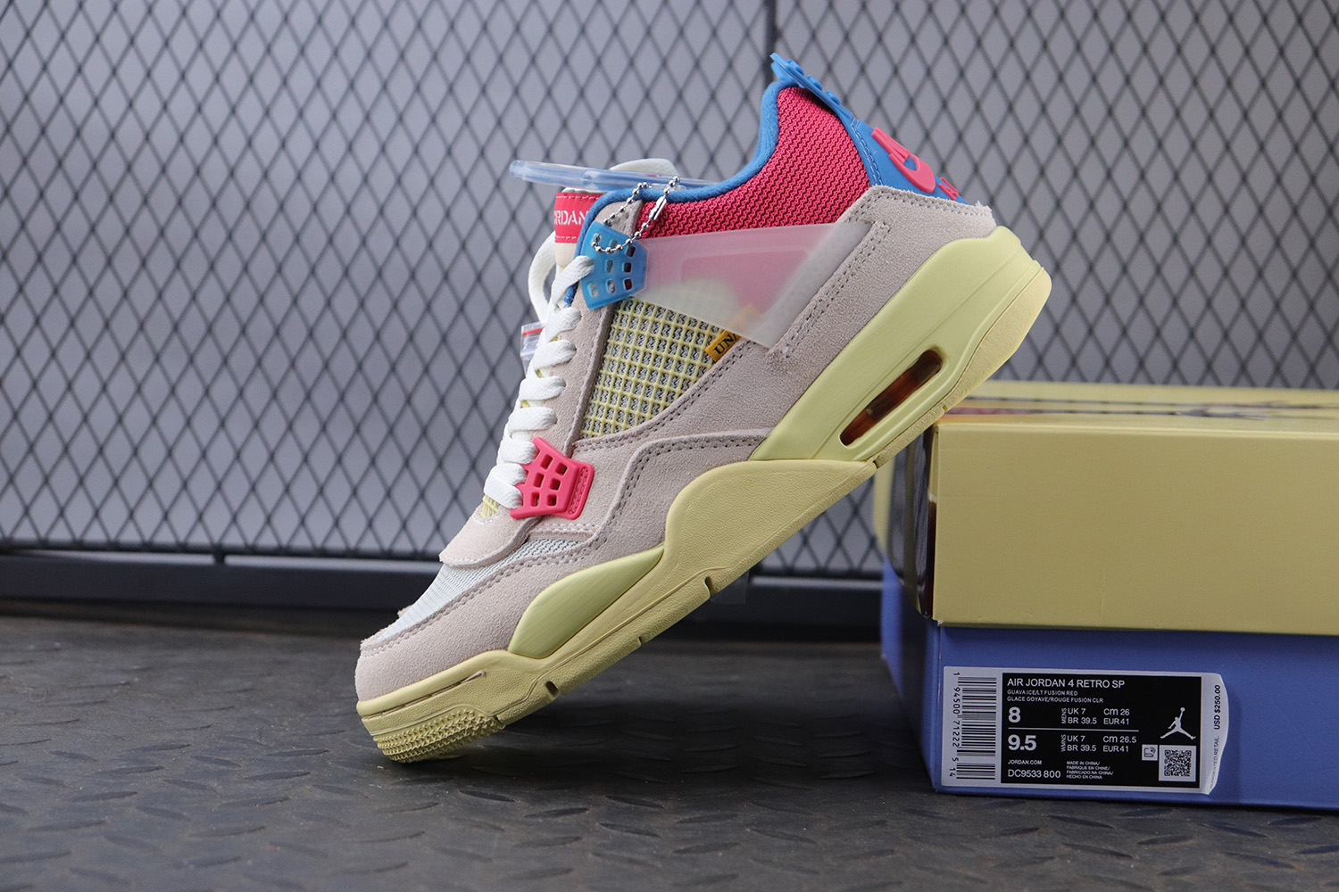 Jordan 4 Retro Union Guava Ice