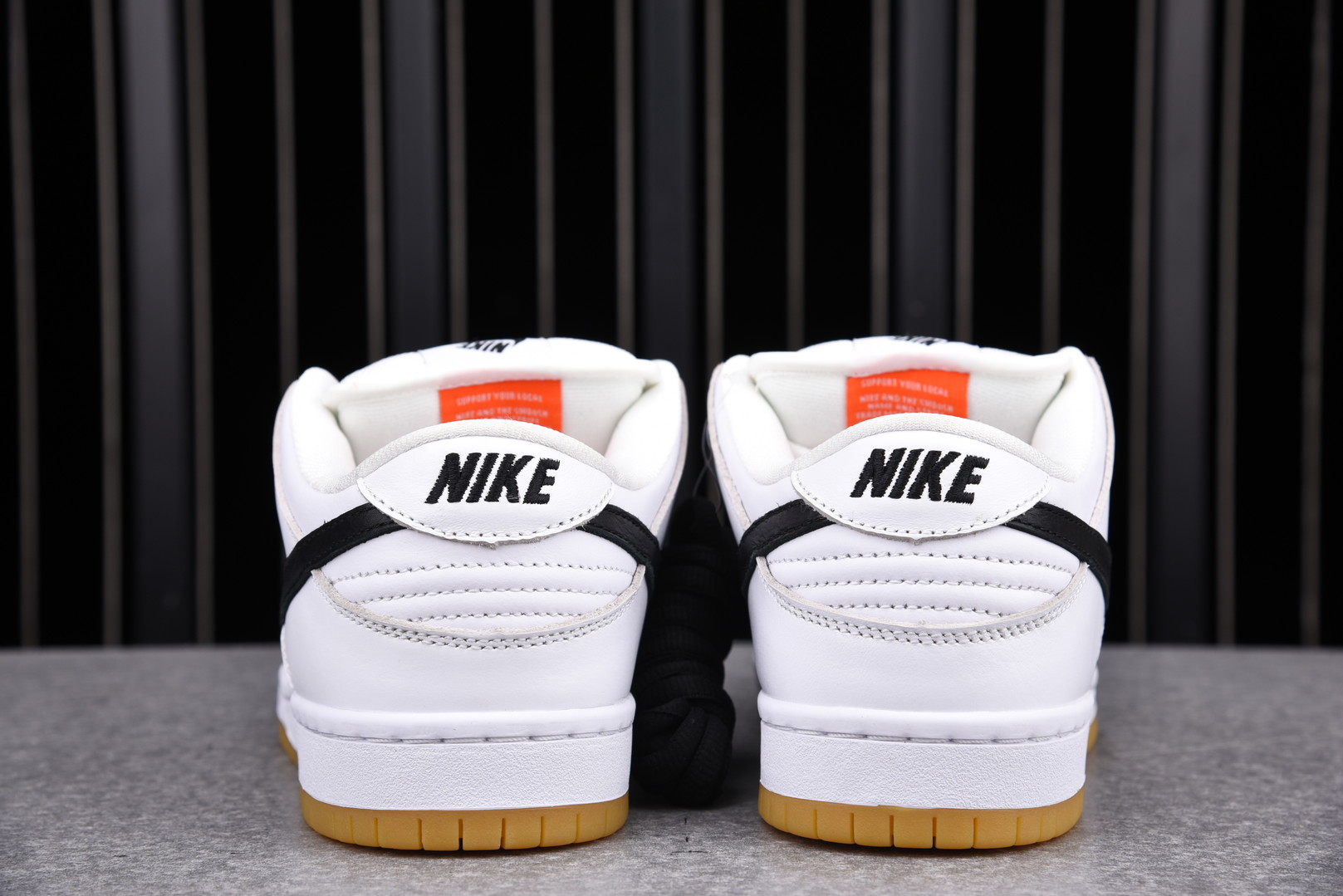 Nike SB Dunk Low Orange Label White Black