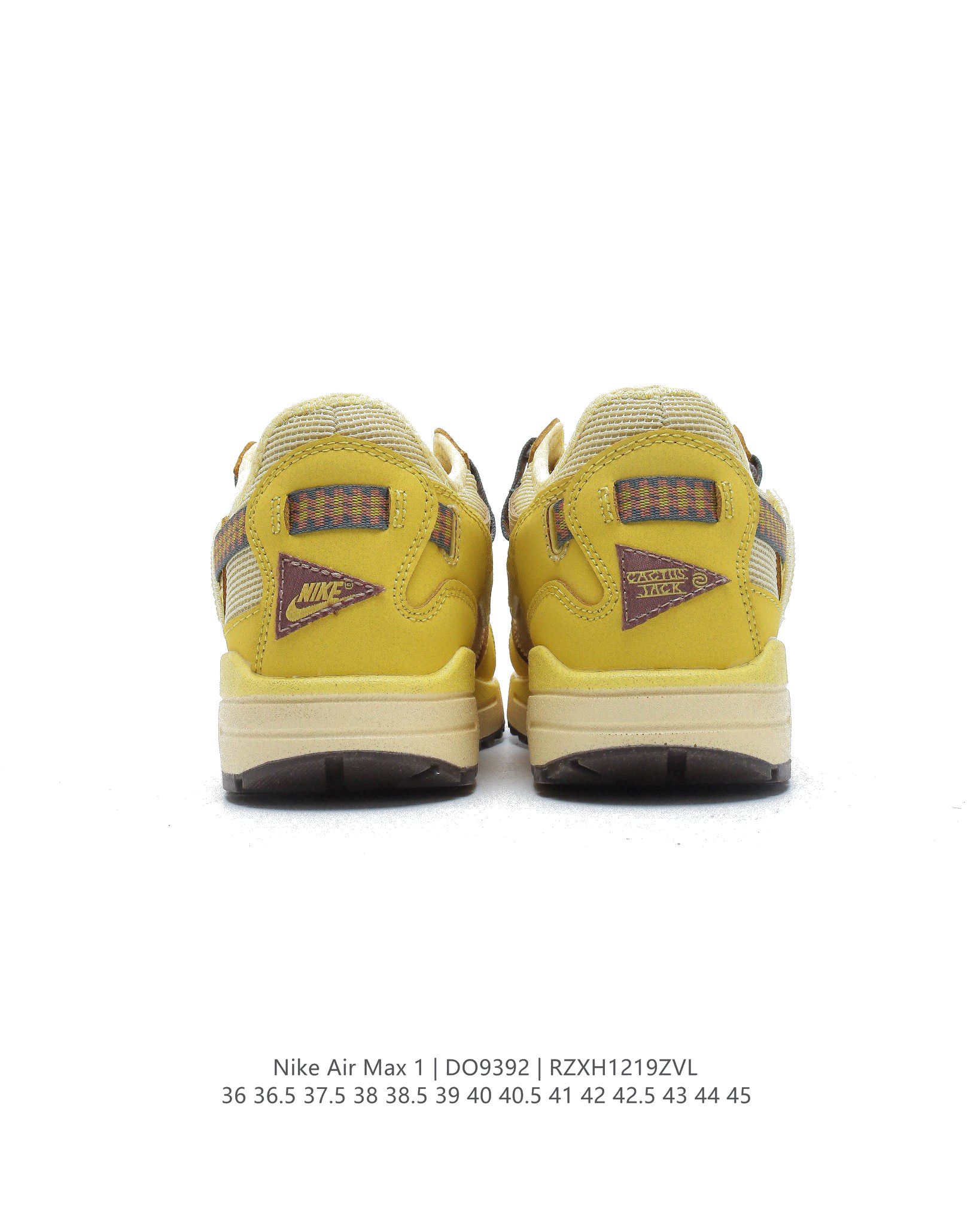 Travis Scott x Nike Air Max 1WheatLemon DO9392 Dames & Heren Schoenen-1