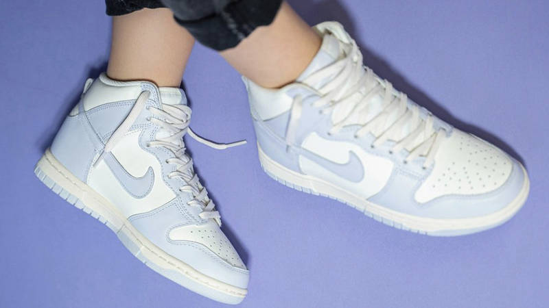 Nike Dunk High Sail Football Grey (Women Size!!)