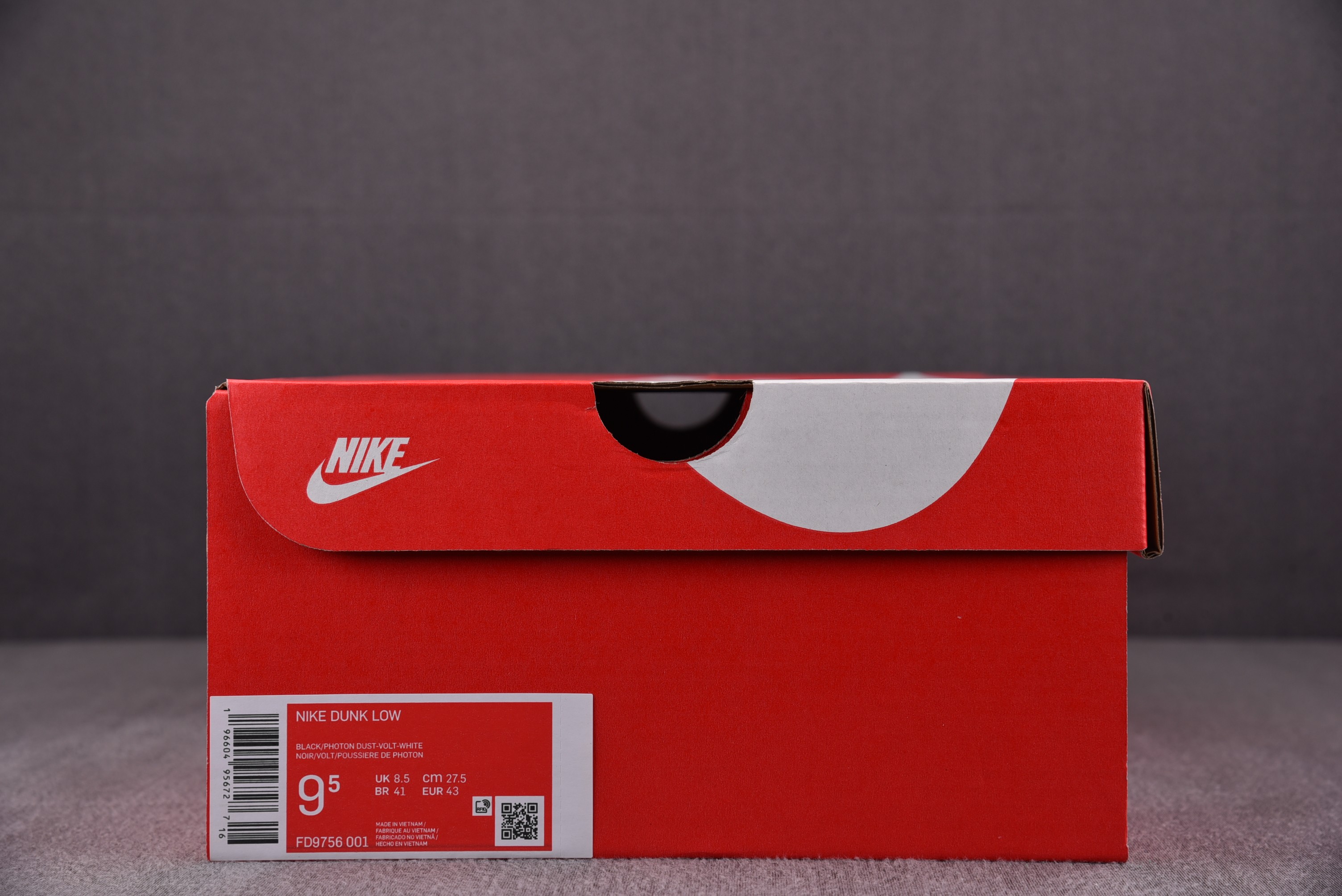 Nike Dunk Low Grey Panda Volt