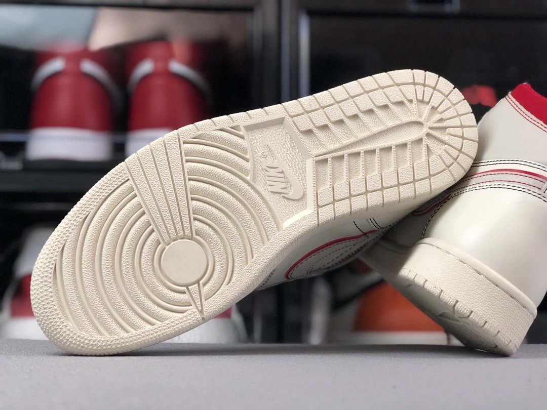 Jordan 1 Retro High Phantom Gym Red