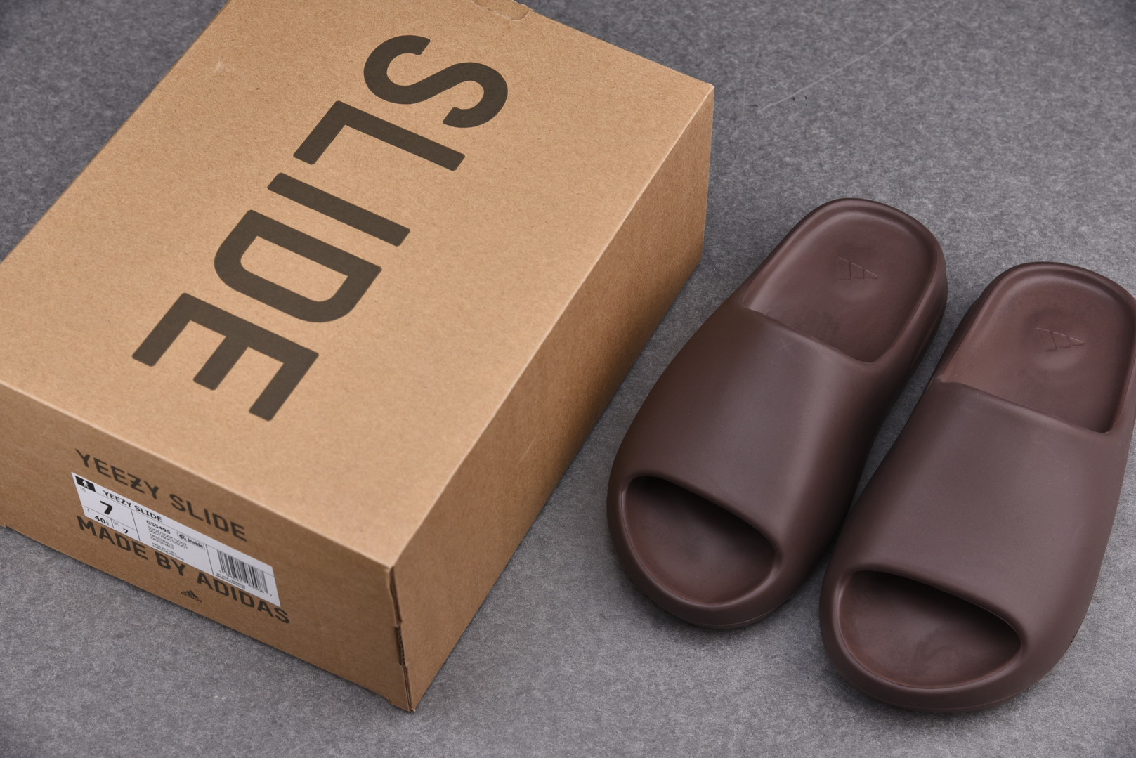 Yeezy Slide Soot (One Size Smaller!!)