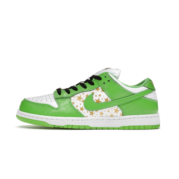Nike SB Dunk Low Supreme Stars Mean Green