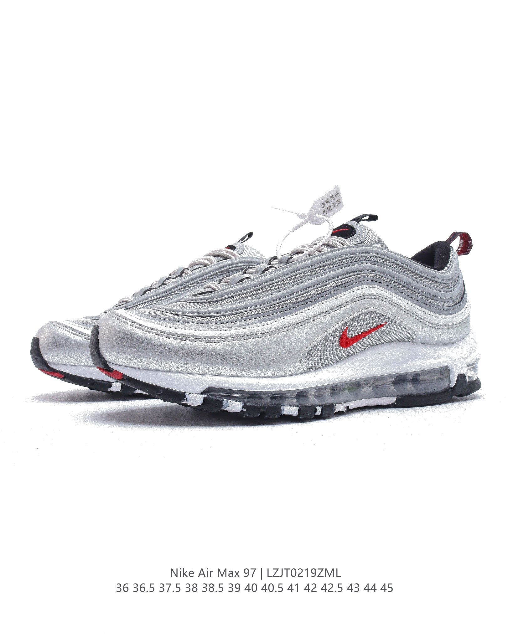 Nike Air Max 97 Grey 921826-016 Dames & Heren Schoene