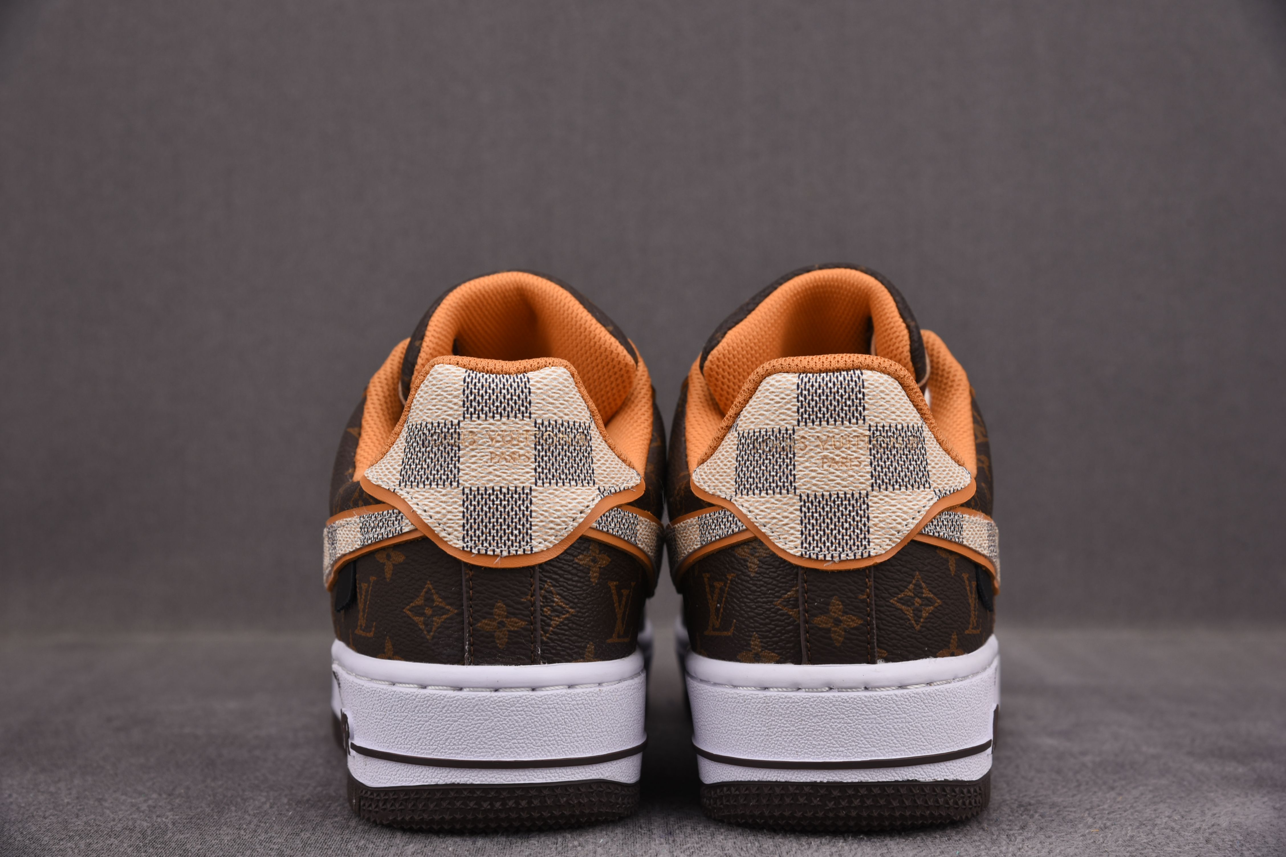 Nike Air Force 1 Low Louis Vuitton Monogram Brown Damier Azur 2 (Be careful about the size!!)