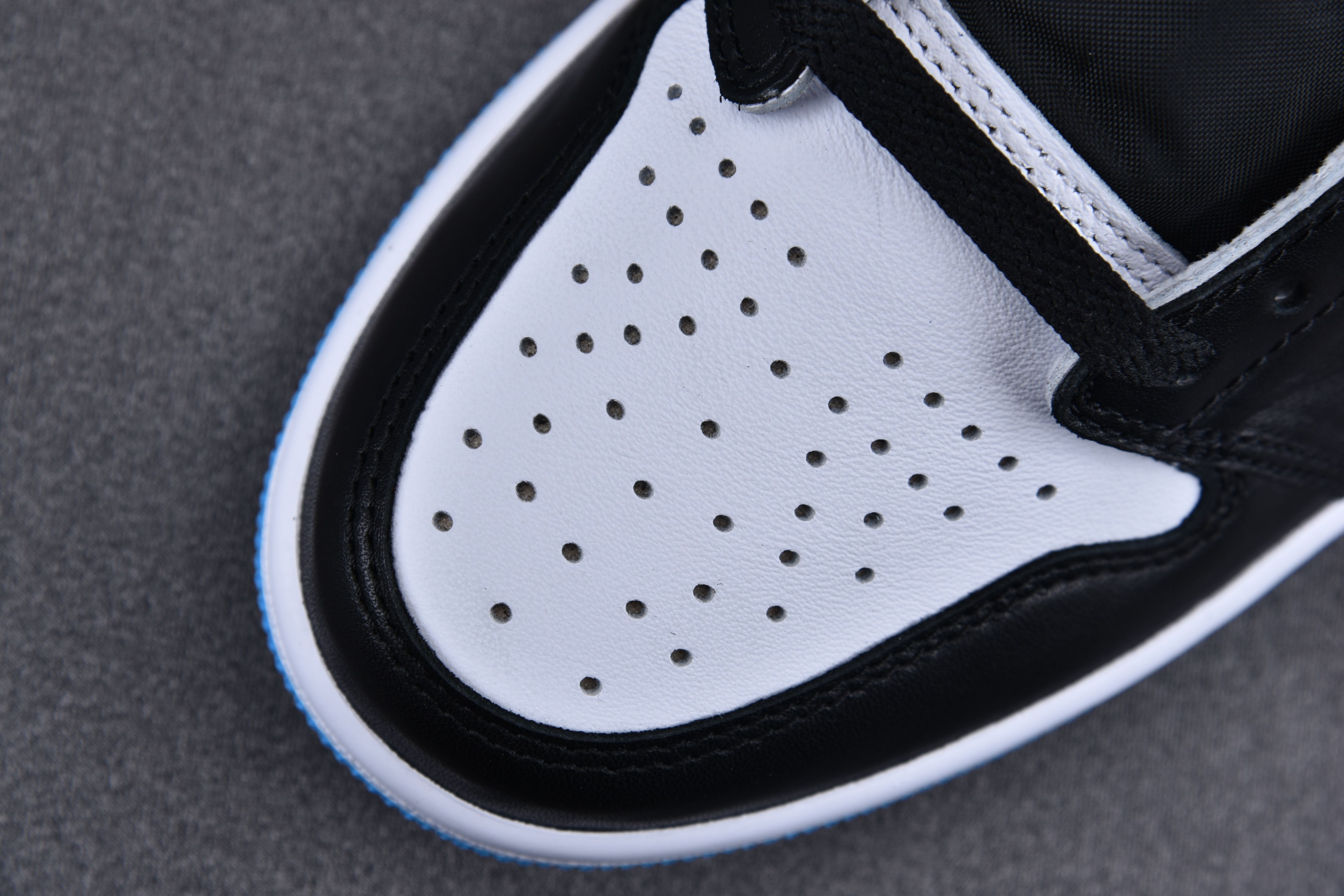 Jordan 1 Retro Low OG Black Dark Powder Blue