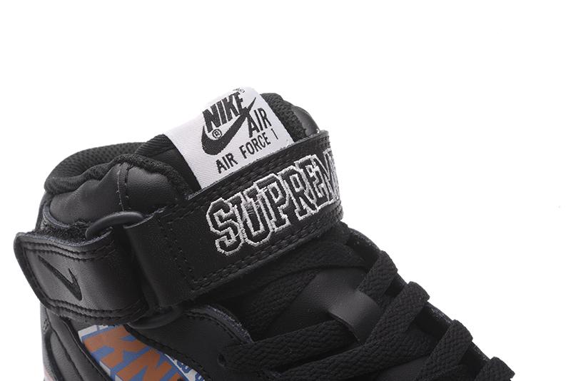 Air Force 1 Mid Supreme NBA Black