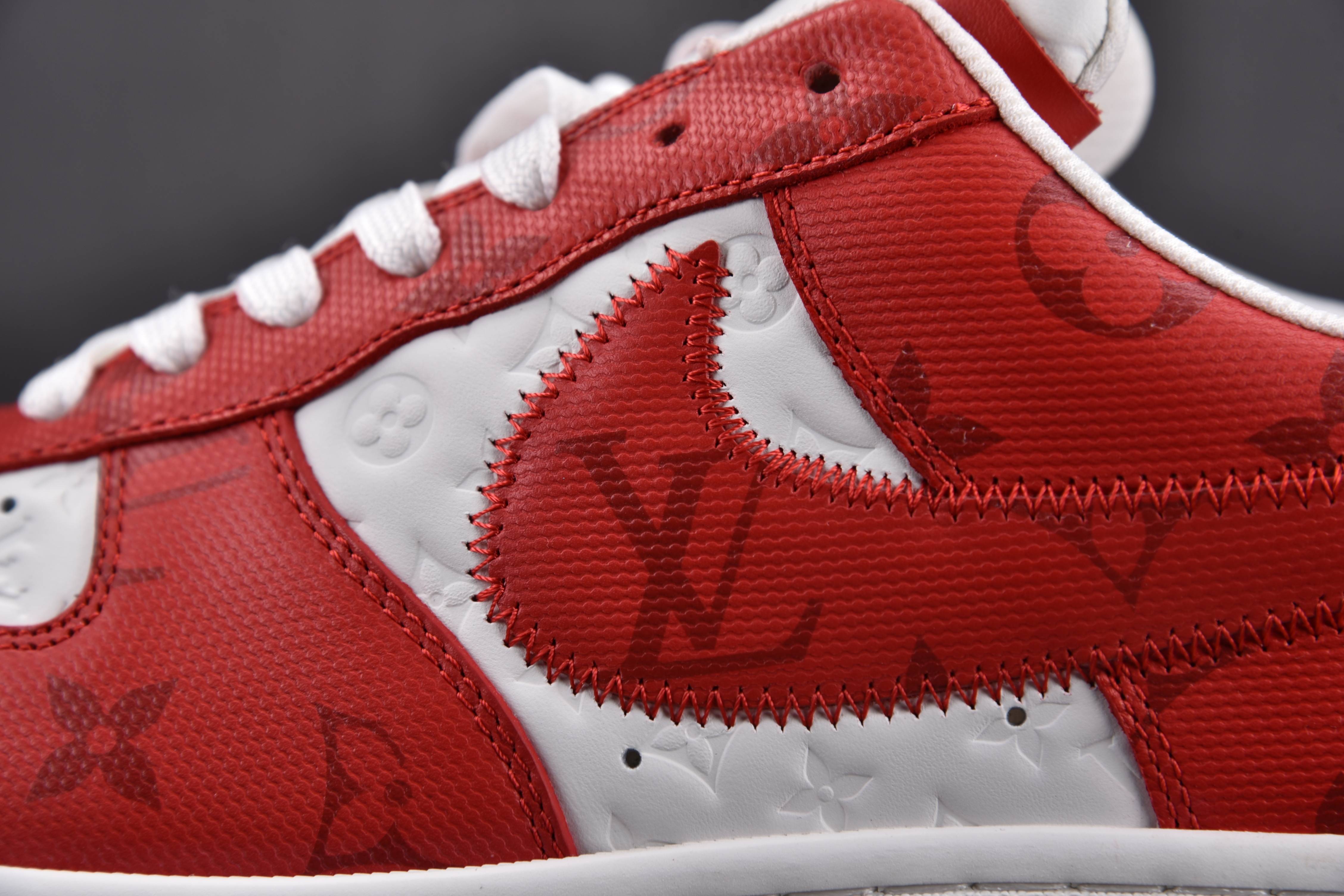 Nike Air Force 1 Low Louis Vuitton Royal Red (Be careful about the size!!)