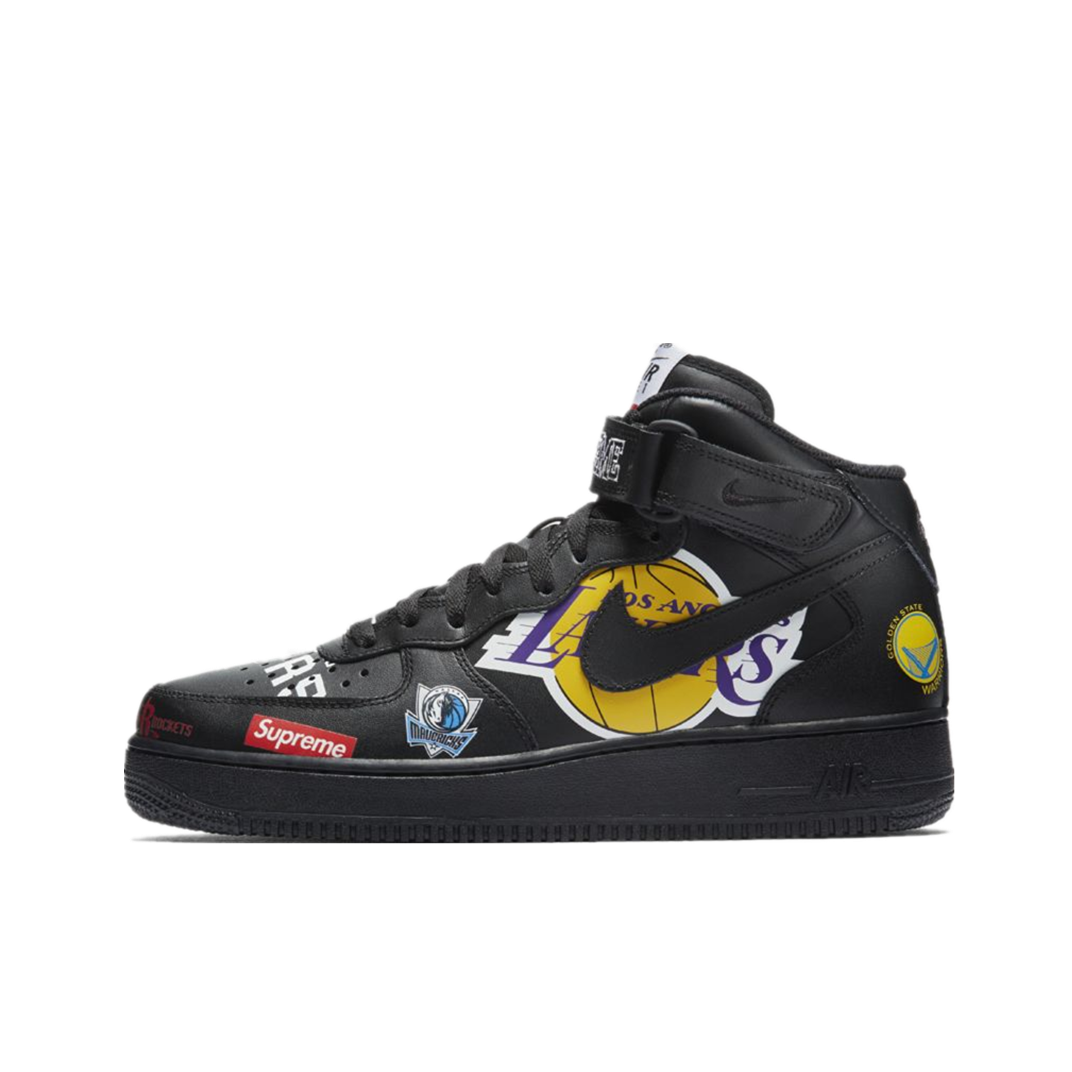 Air Force 1 Mid Supreme NBA Black