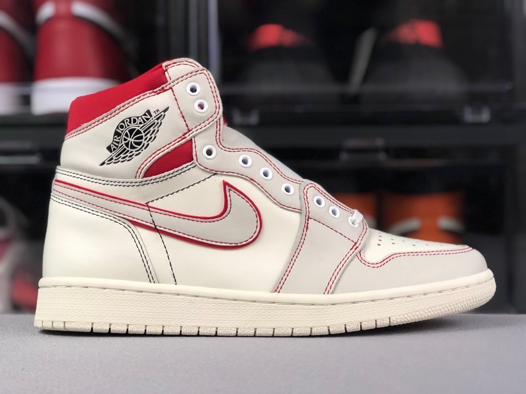 Jordan 1 Retro High Phantom Gym Red