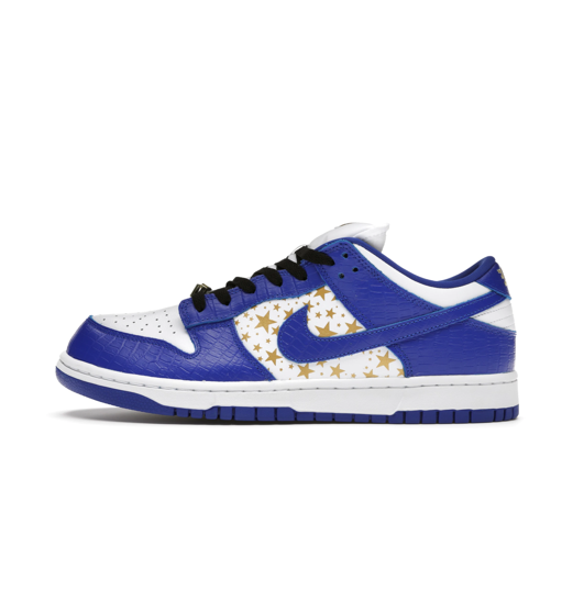 Nike SB Dunk Low Supreme Stars Hyper Royal