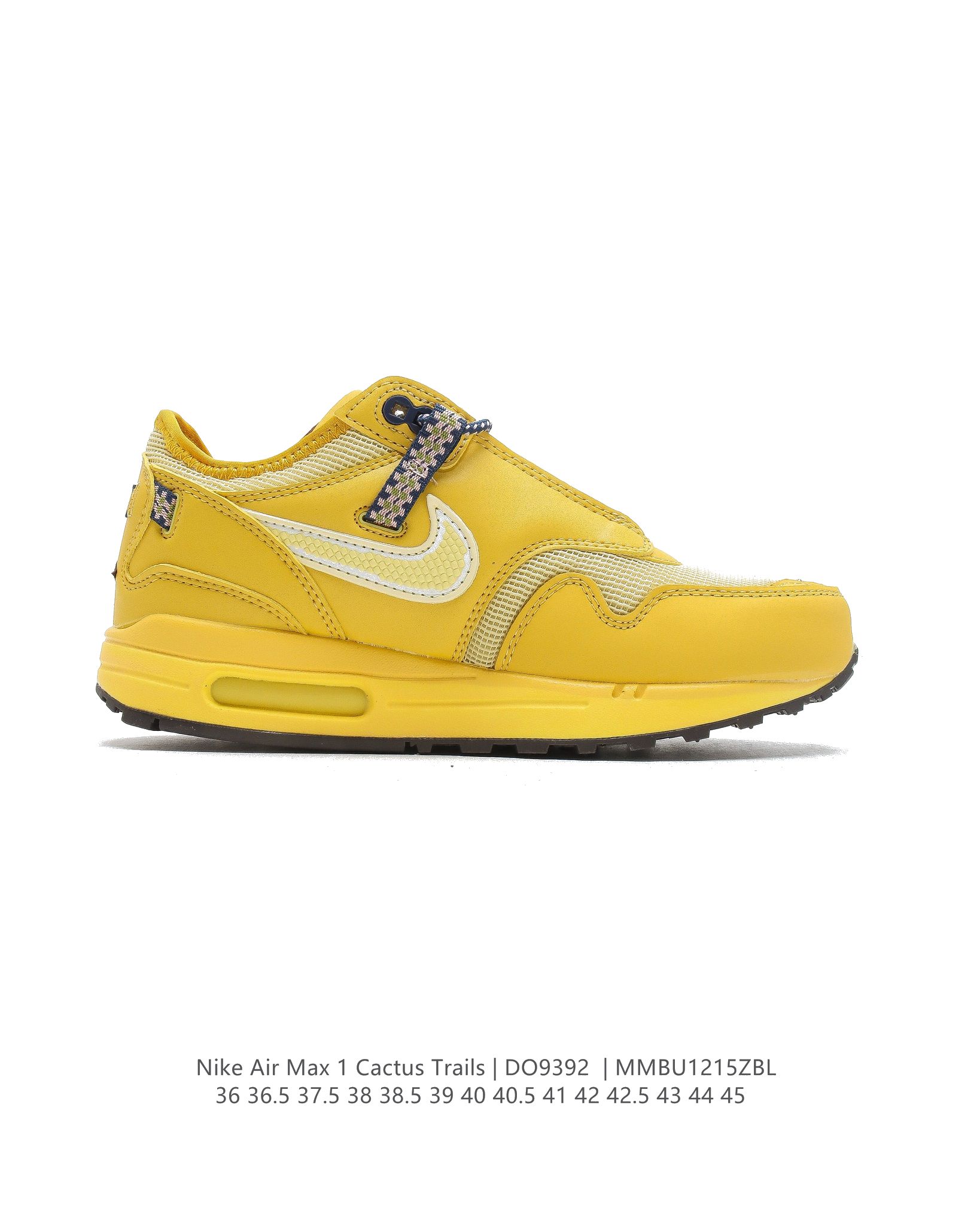 Travis Scott x Nike Air Max 1WheatLemon DO9392-700 Dames & Heren Schoenen-2