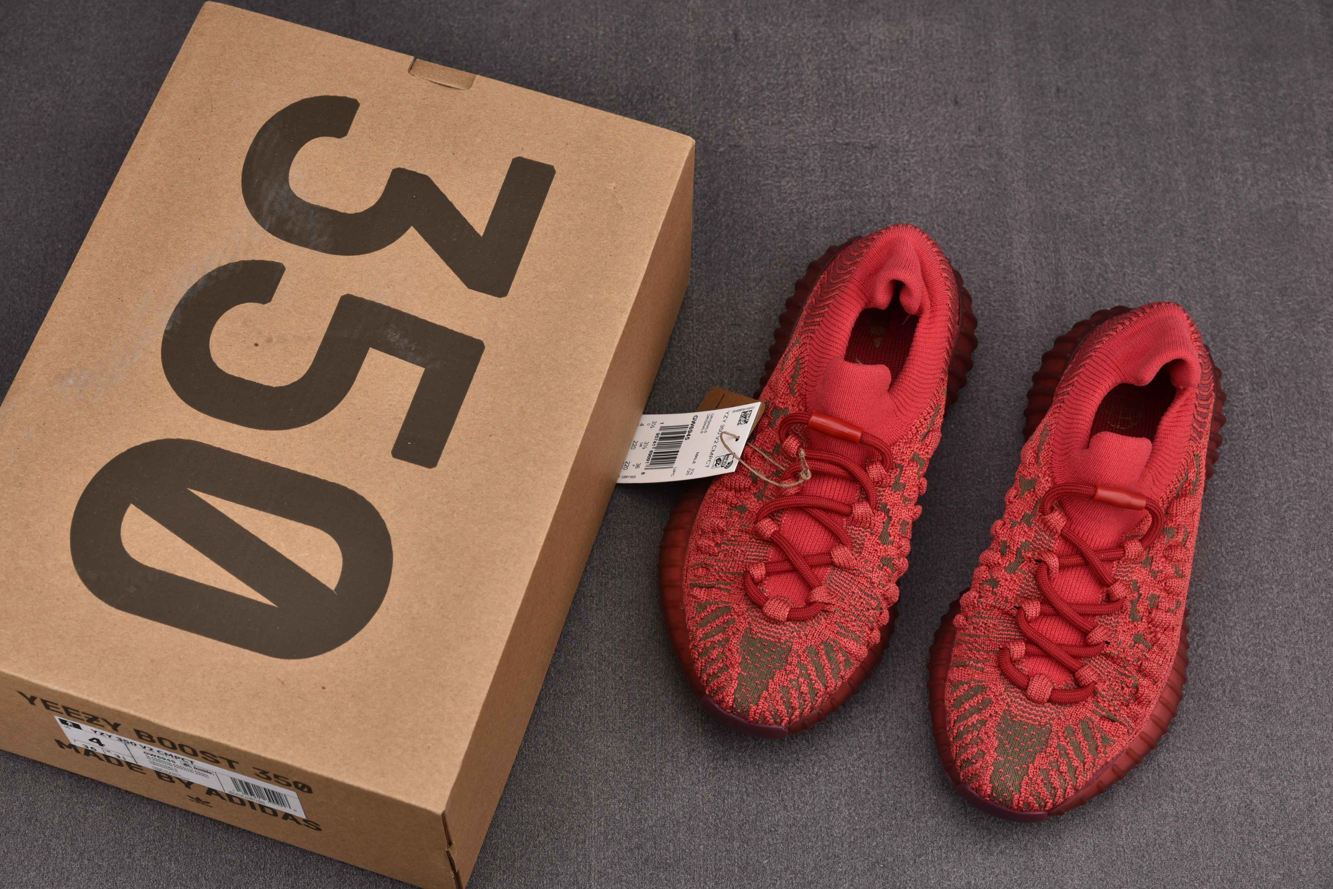 adidas Yeezy 350 V2 CMPCT Slate Red