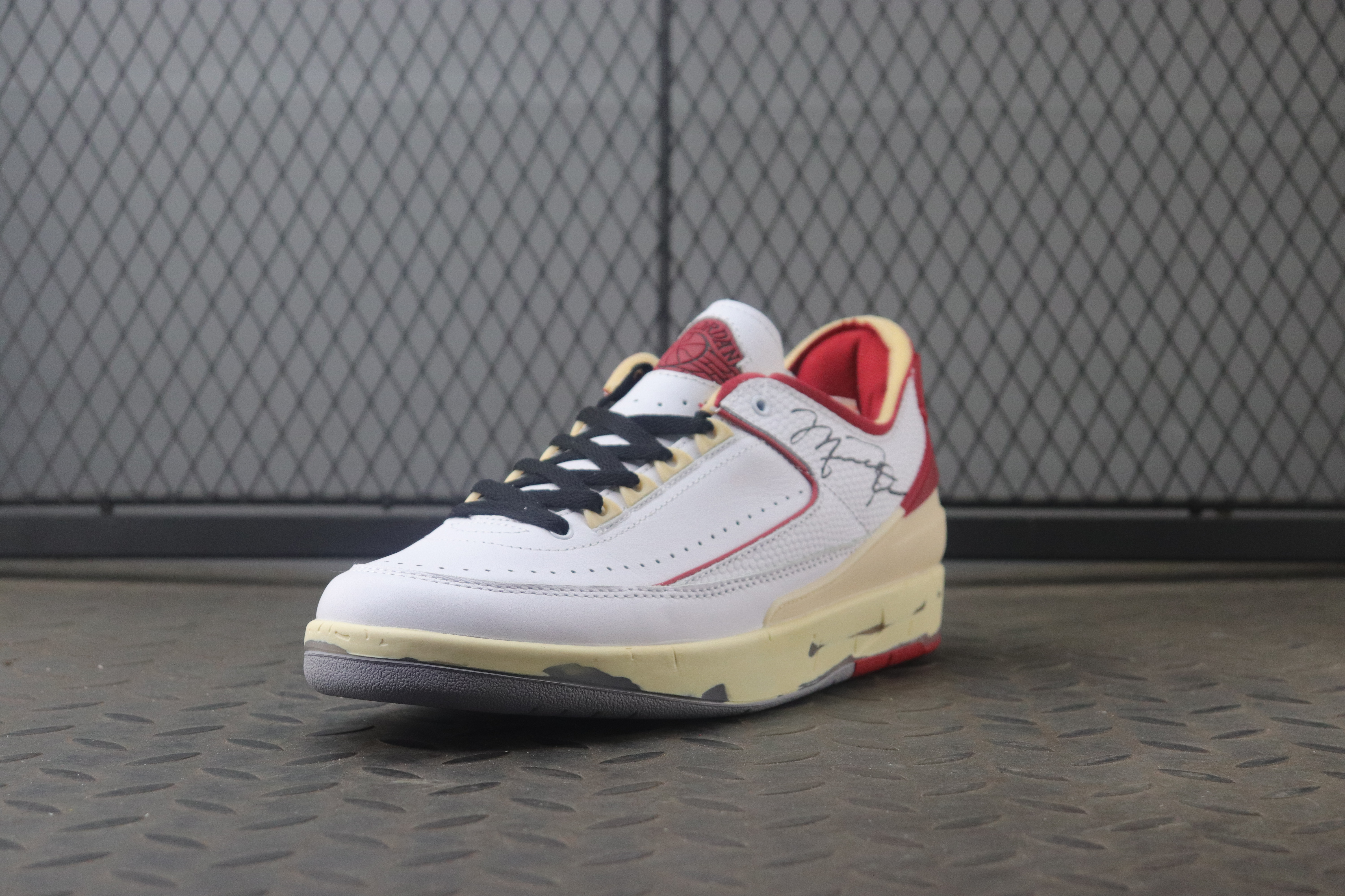 Jordan 2 Retro Low SP   White Red