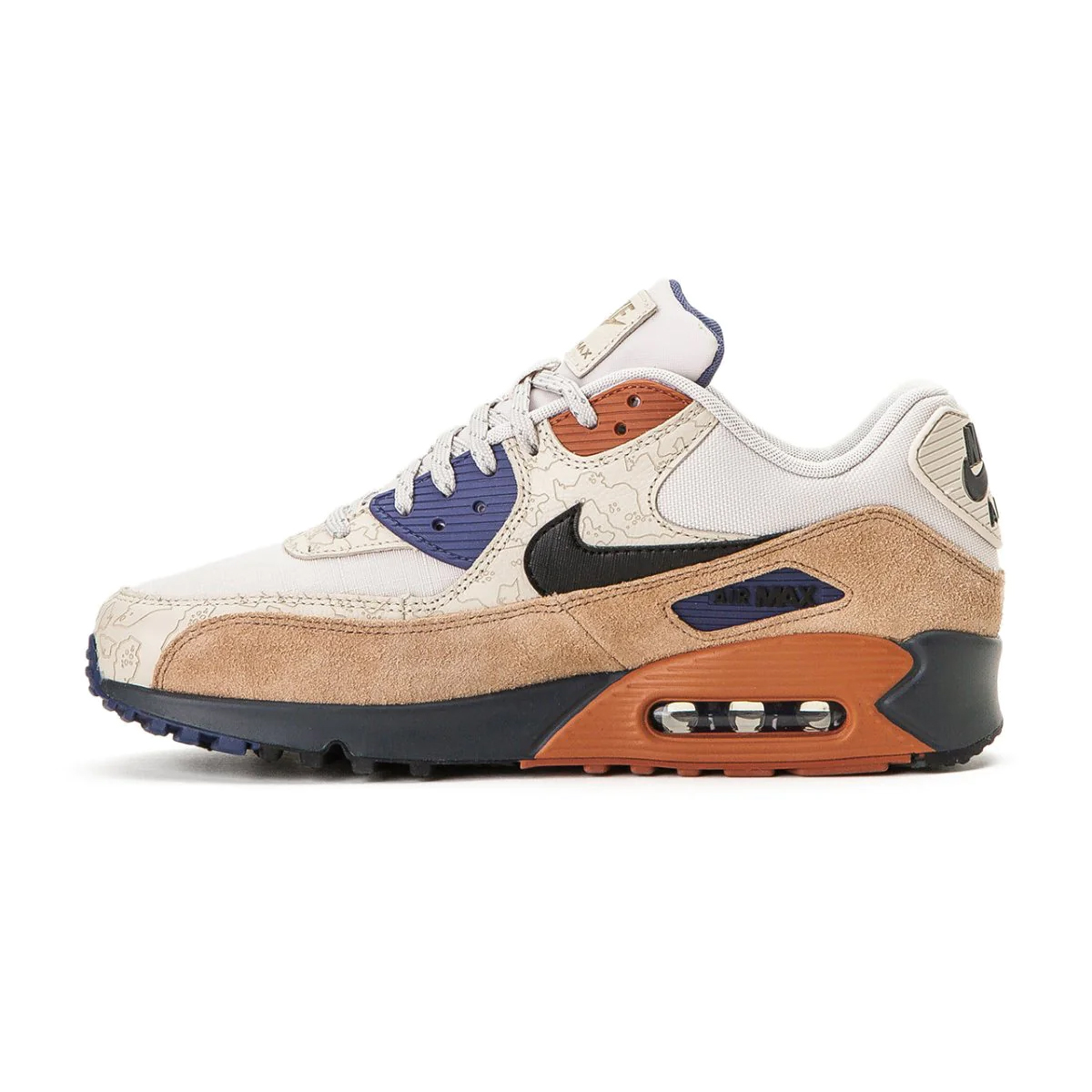 Nike Air Max 90  CI5646-001 NRG 'CAMOWABB' (MAROON / BEIGE) Dames & Heren Schoenen