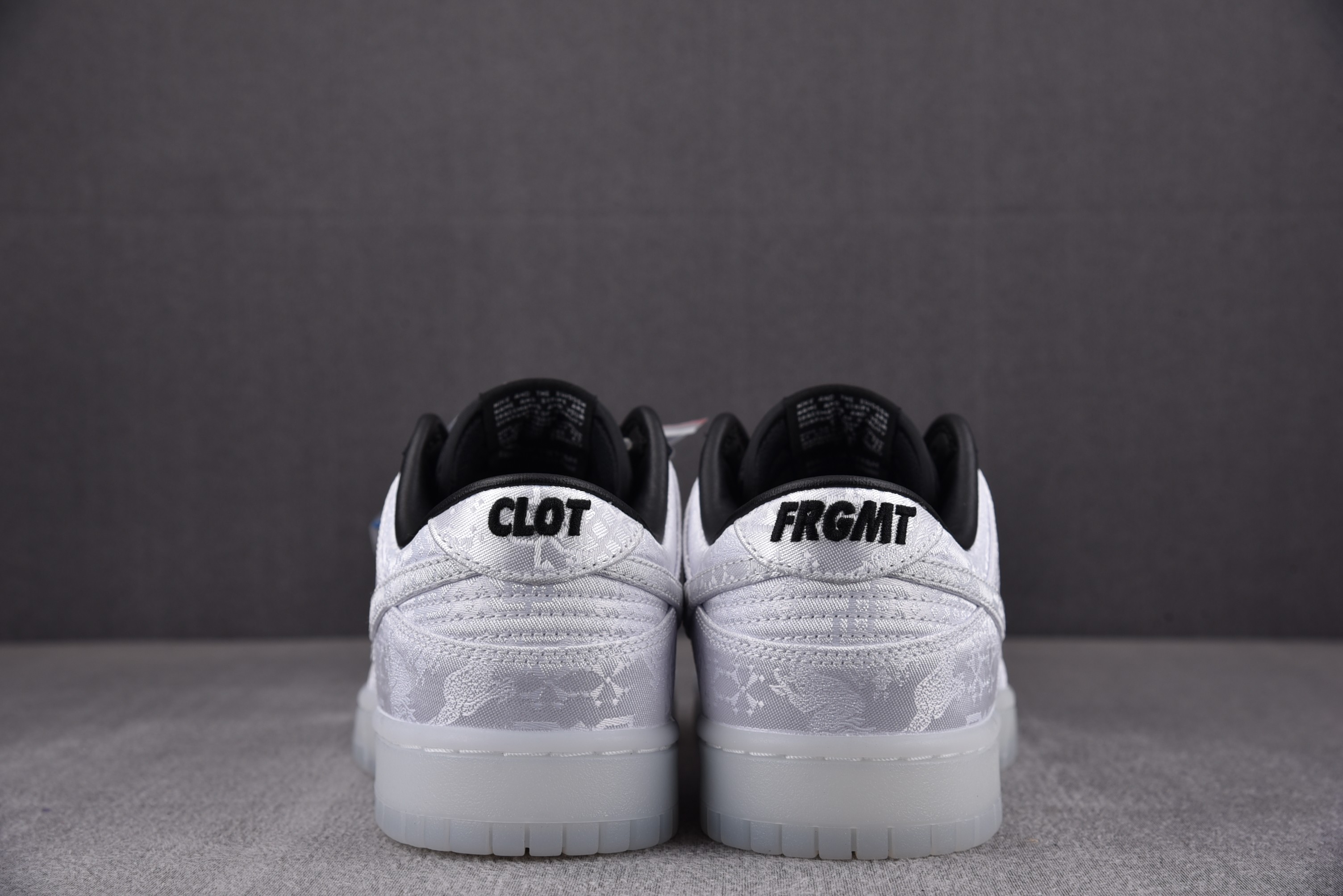 Nike Dunk Low x Fragment Design x Clot