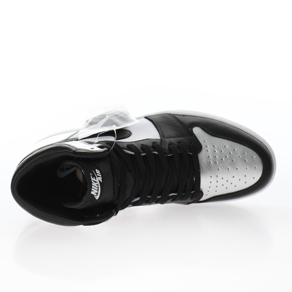 (WOMEN SIZE!!) Jordan 1 Retro High Silver Toe