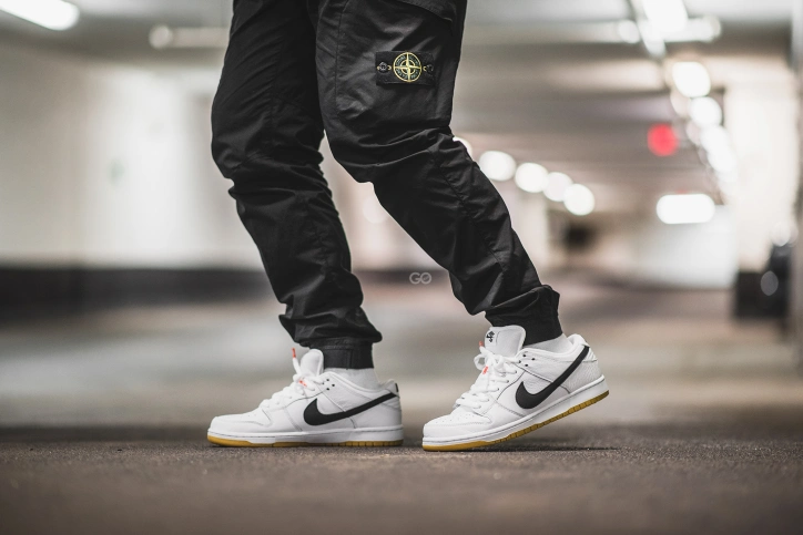 Nike SB Dunk Low Orange Label White Black