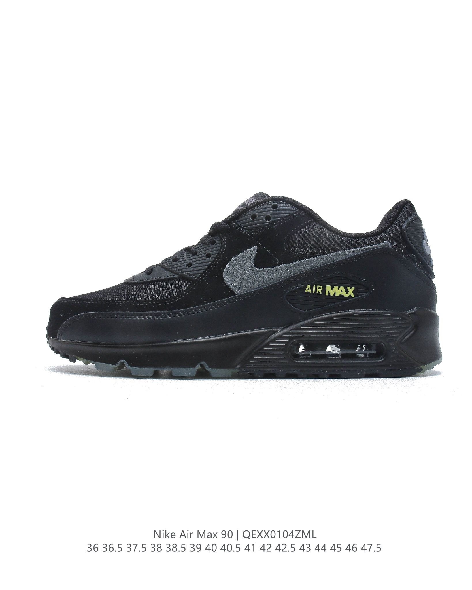 Nike Air Max 90 Classic Black Dames & Heren Schoenen