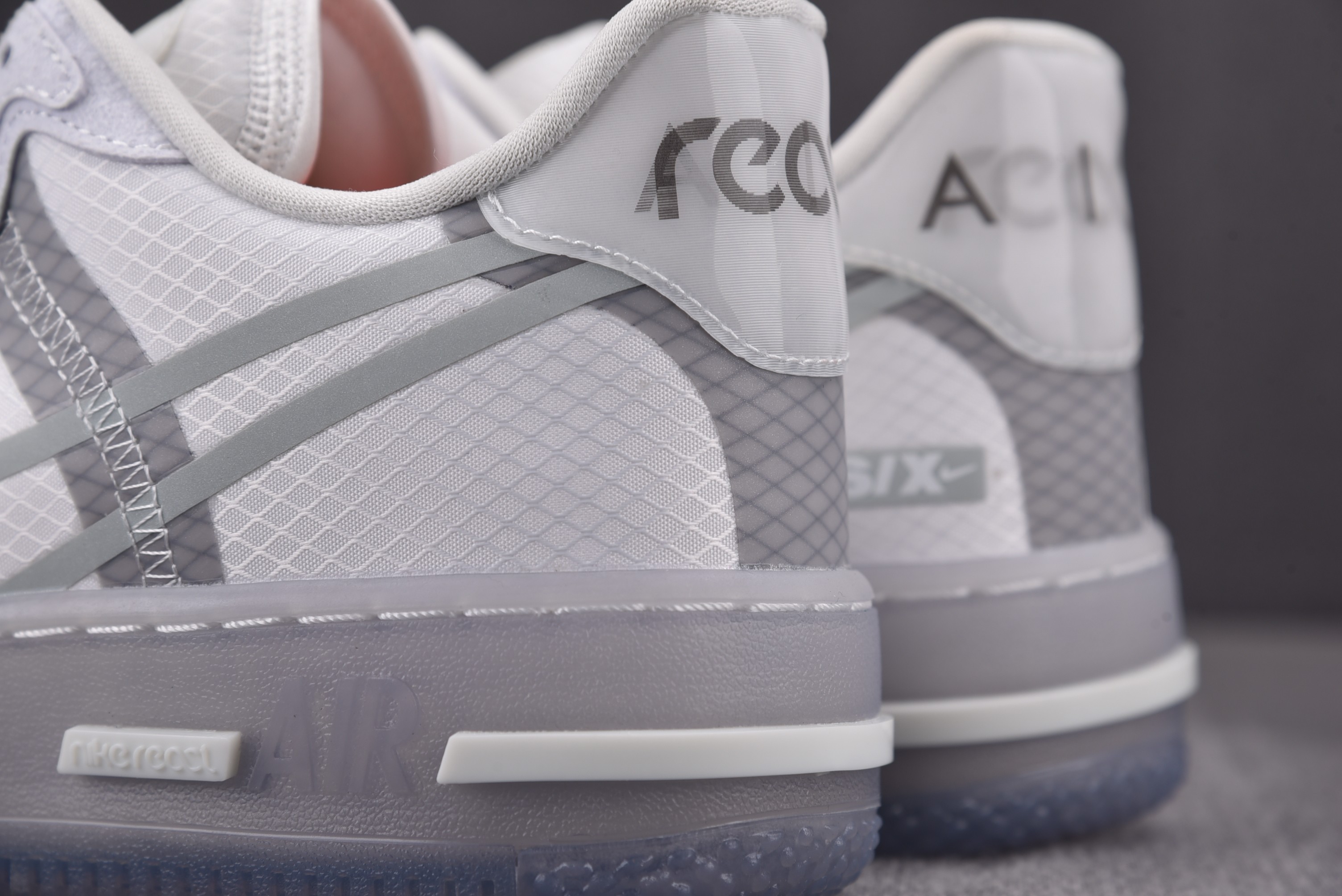 Nike Air Force 1 React White Light Bone