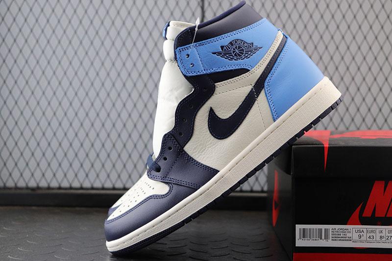 Jordan 1 Retro High Obsidian UNC