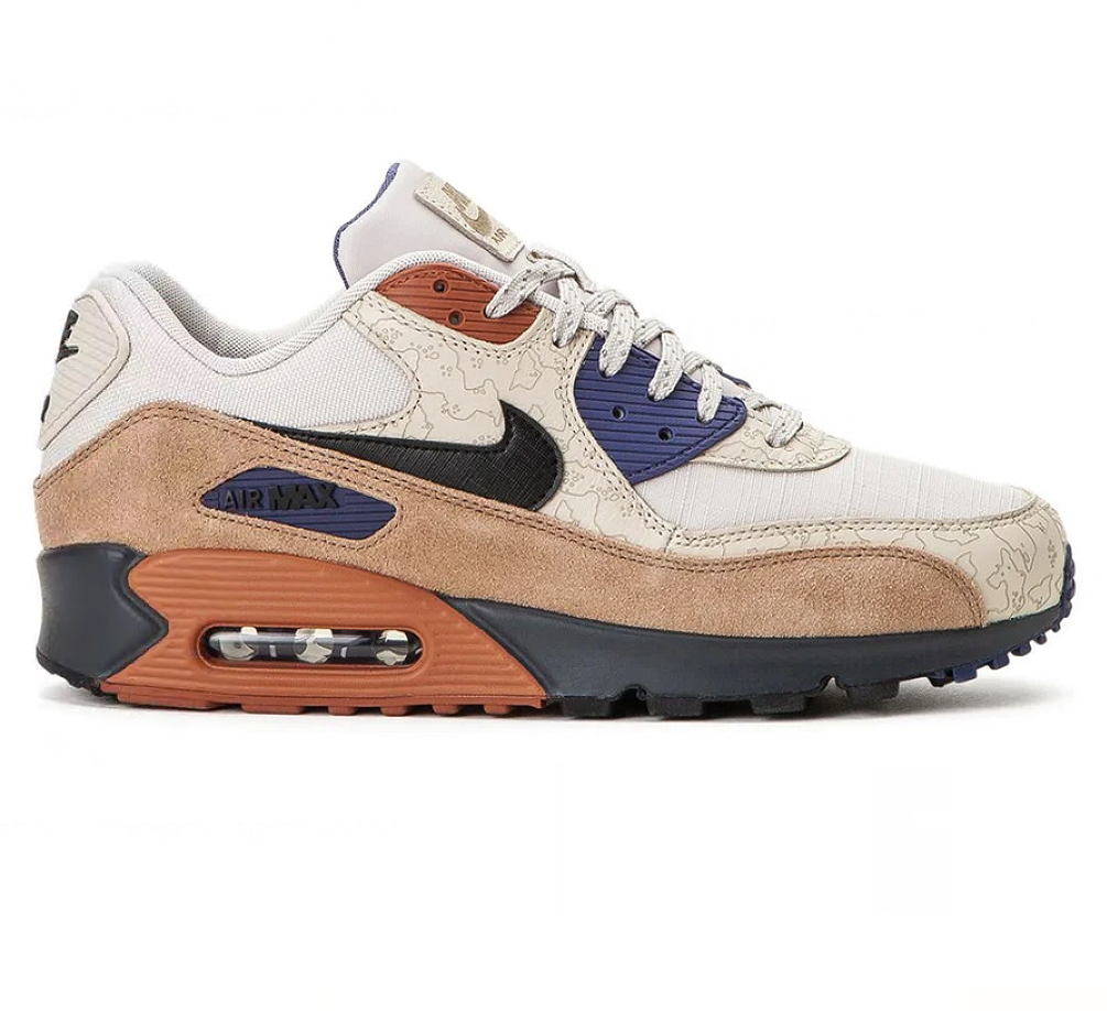 Nike Air Max 90  CI5646-001 NRG 'CAMOWABB' (MAROON / BEIGE) Dames & Heren Schoenen