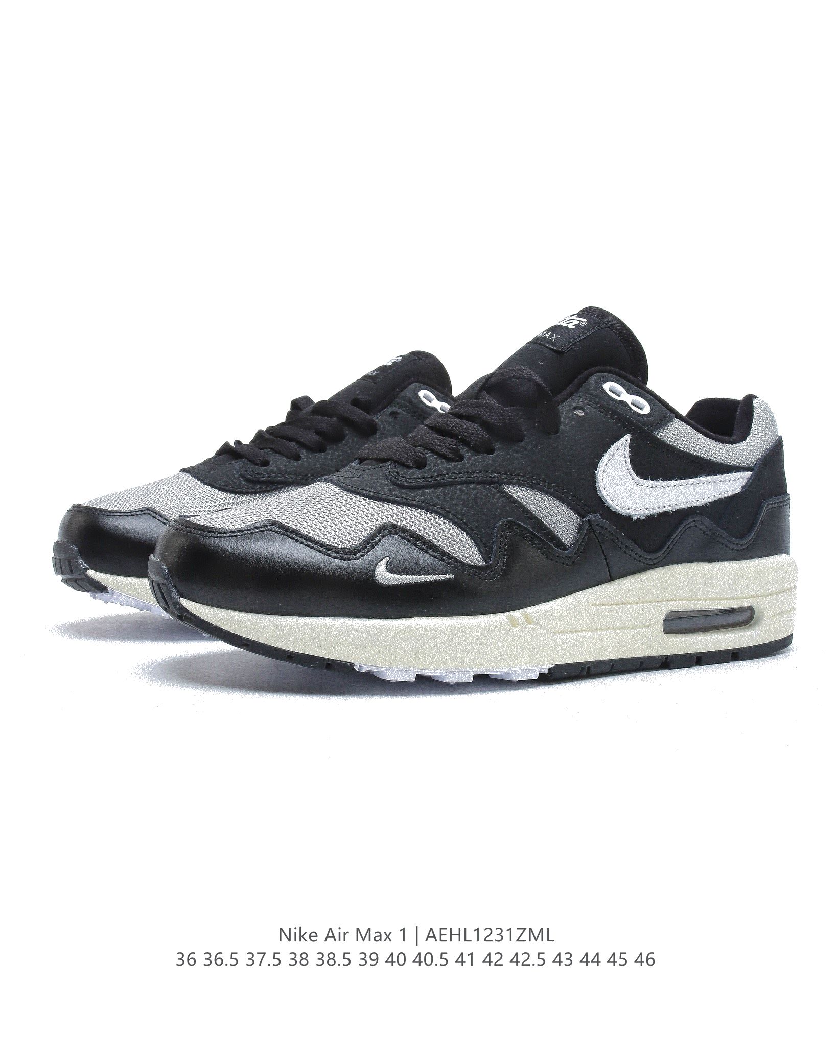Patta x Nike Air Max 1 BlaceDQ0299-001 Dames & Heren Schoenen