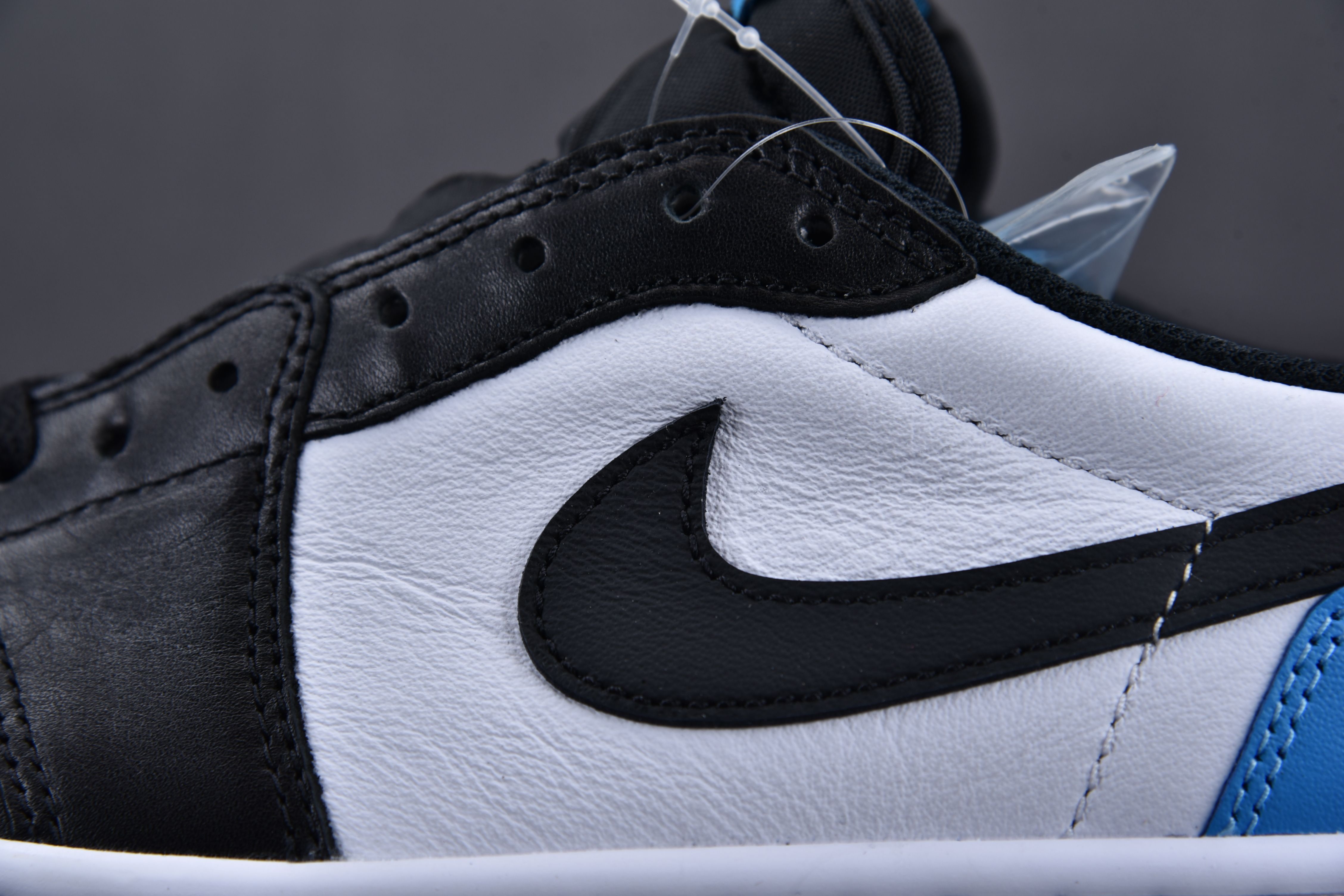 Jordan 1 Retro Low OG Black Dark Powder Blue