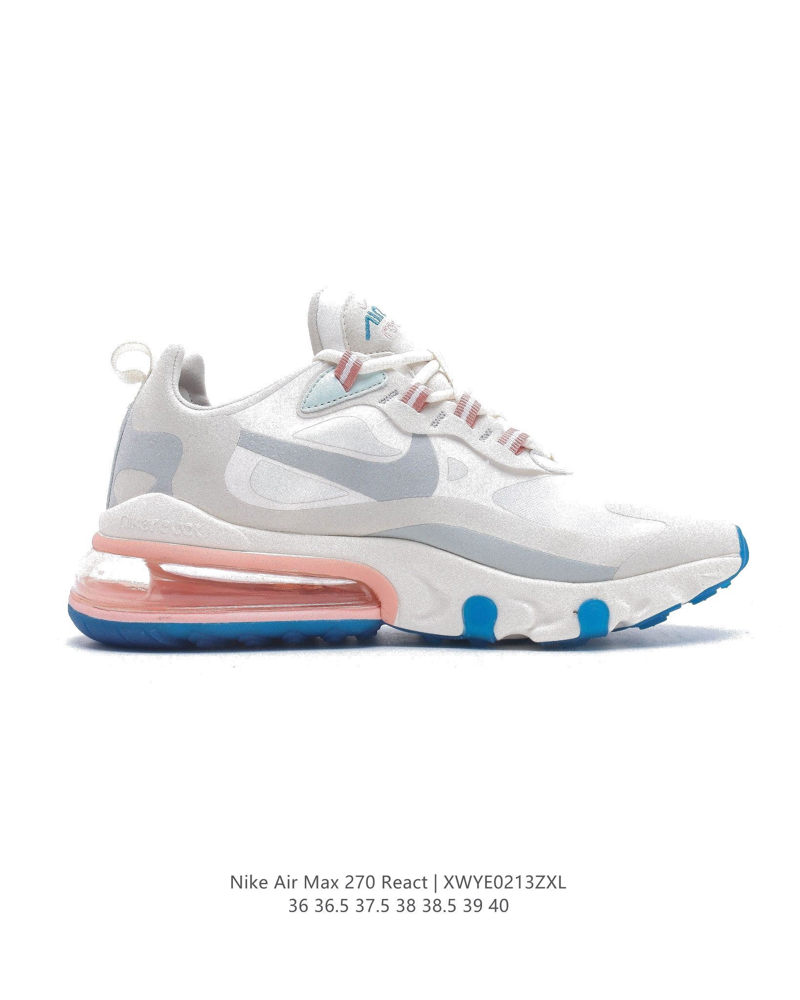 Nike Air Max 270 React SEBubble Pack Smoke GreyMulti Dames Schoenen