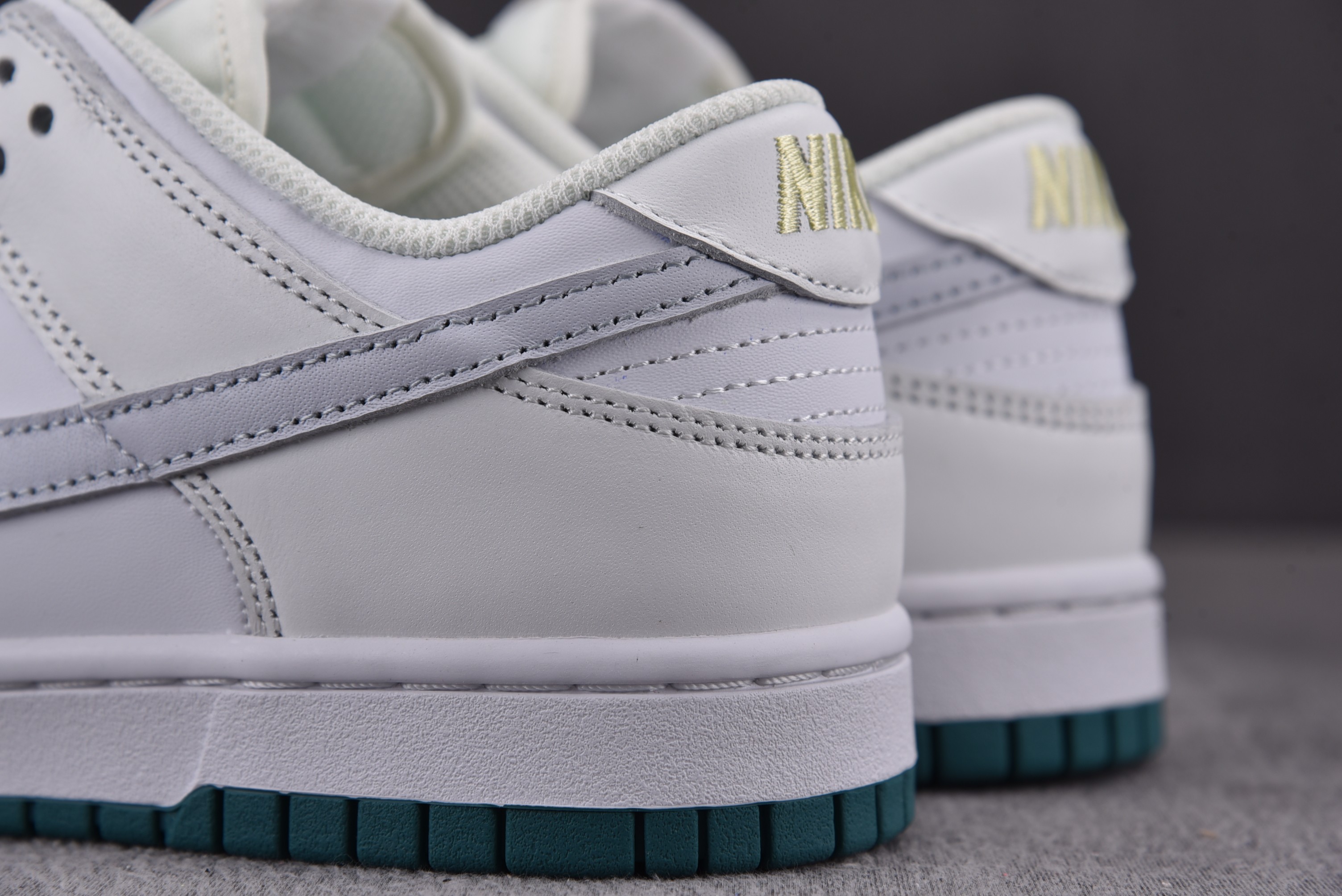 Nike Dunk Low White Green Grey