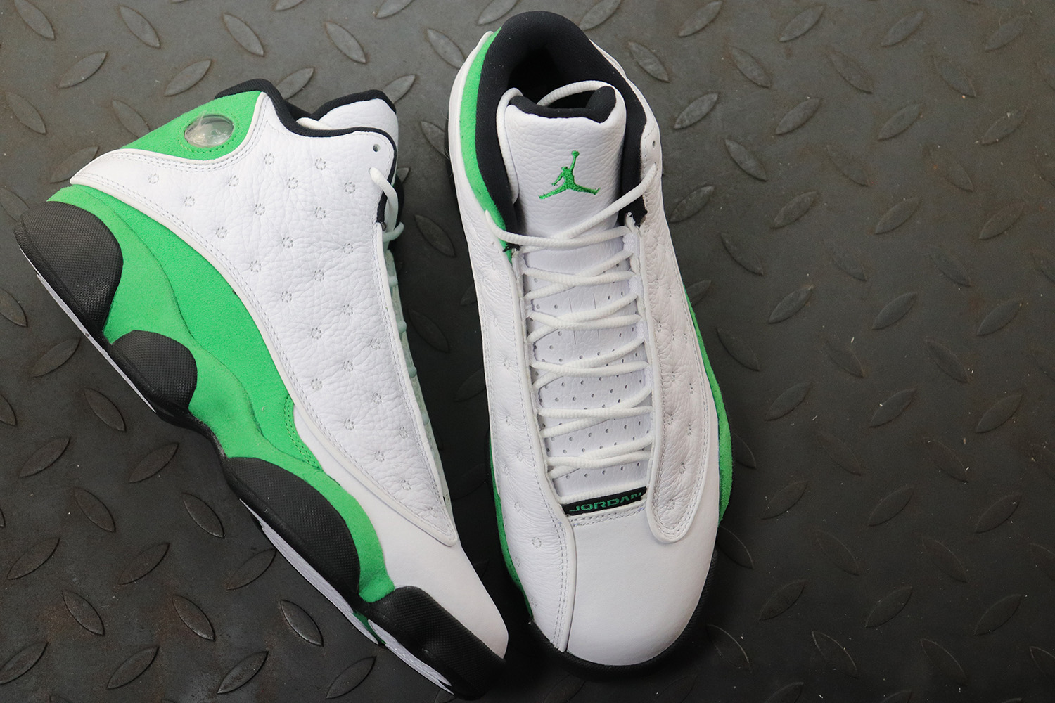 Jordan 13 Retro White Lucky Green