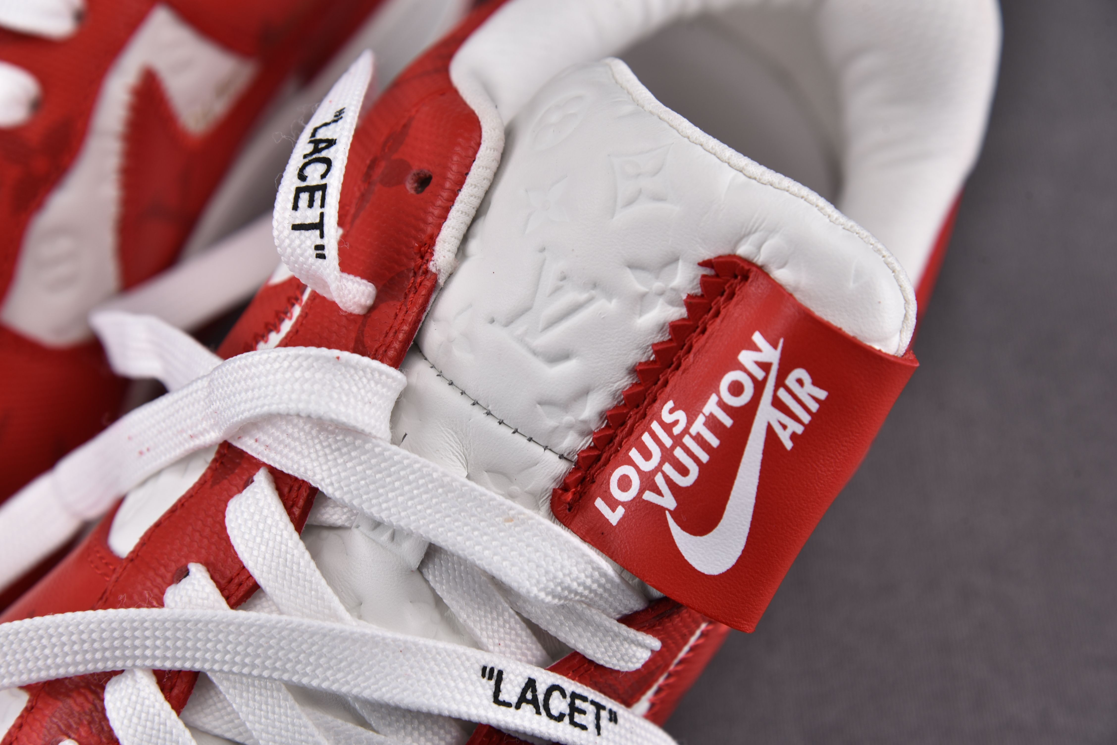 Nike Air Force 1 Low Louis Vuitton Royal Red (Be careful about the size!!)