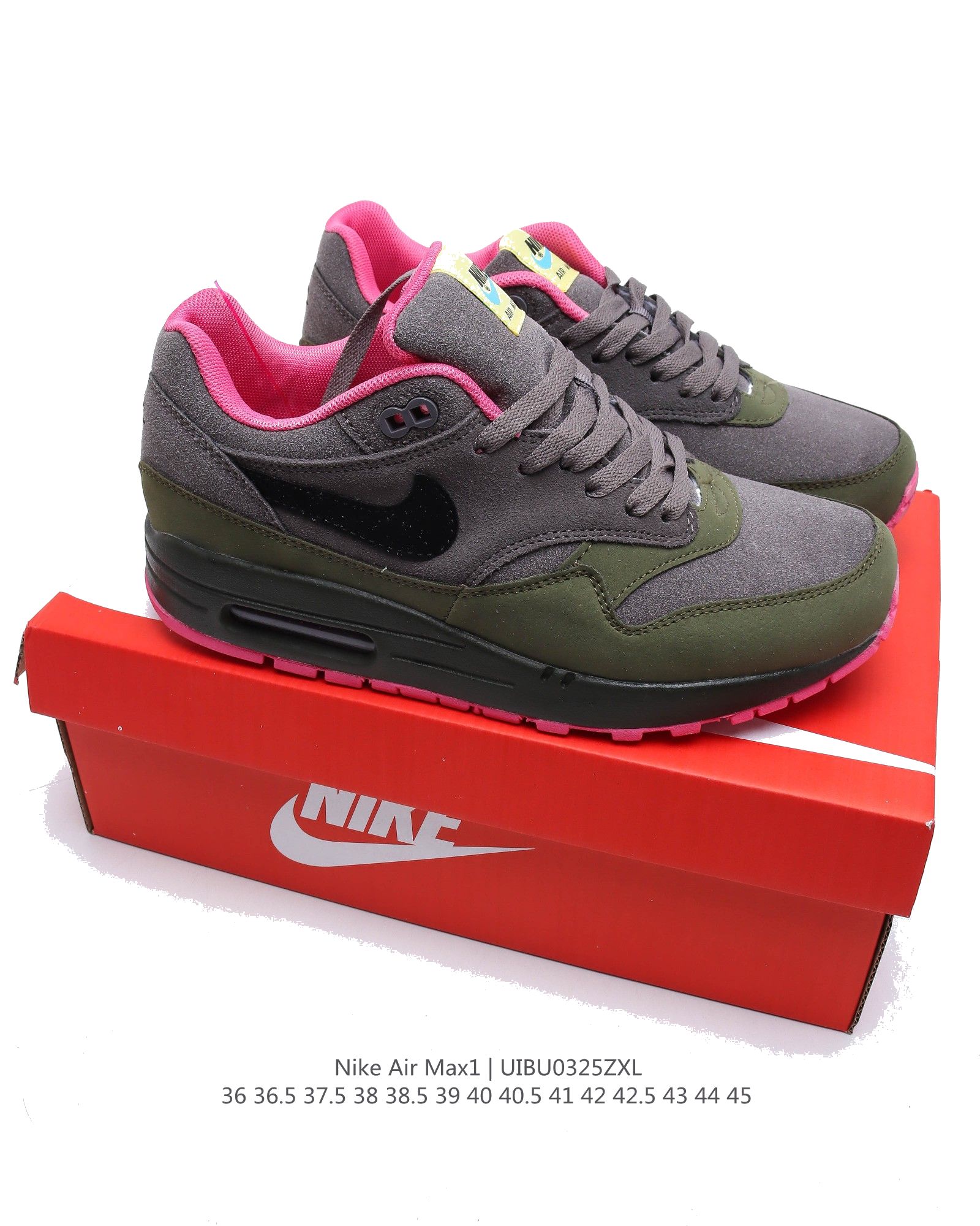 Nike Air Max 1 OG30th AnniversaryWhite Red 908375 Dames & Heren Schoenen