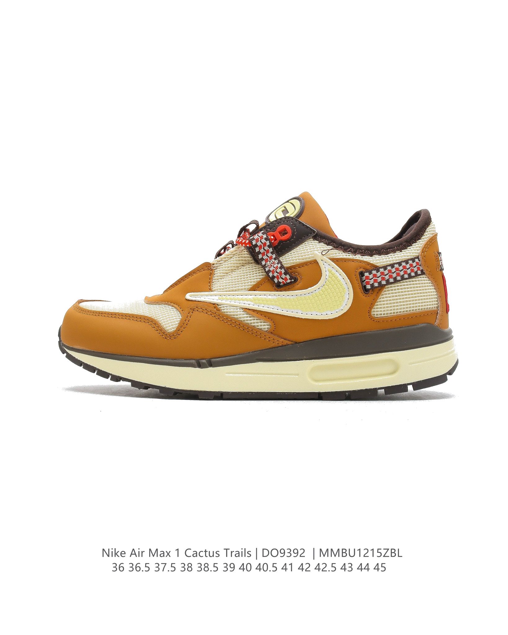 Travis Scott x Nike Air Max 1WheatLemon DO9392-700 Dames & Heren Schoenen-1