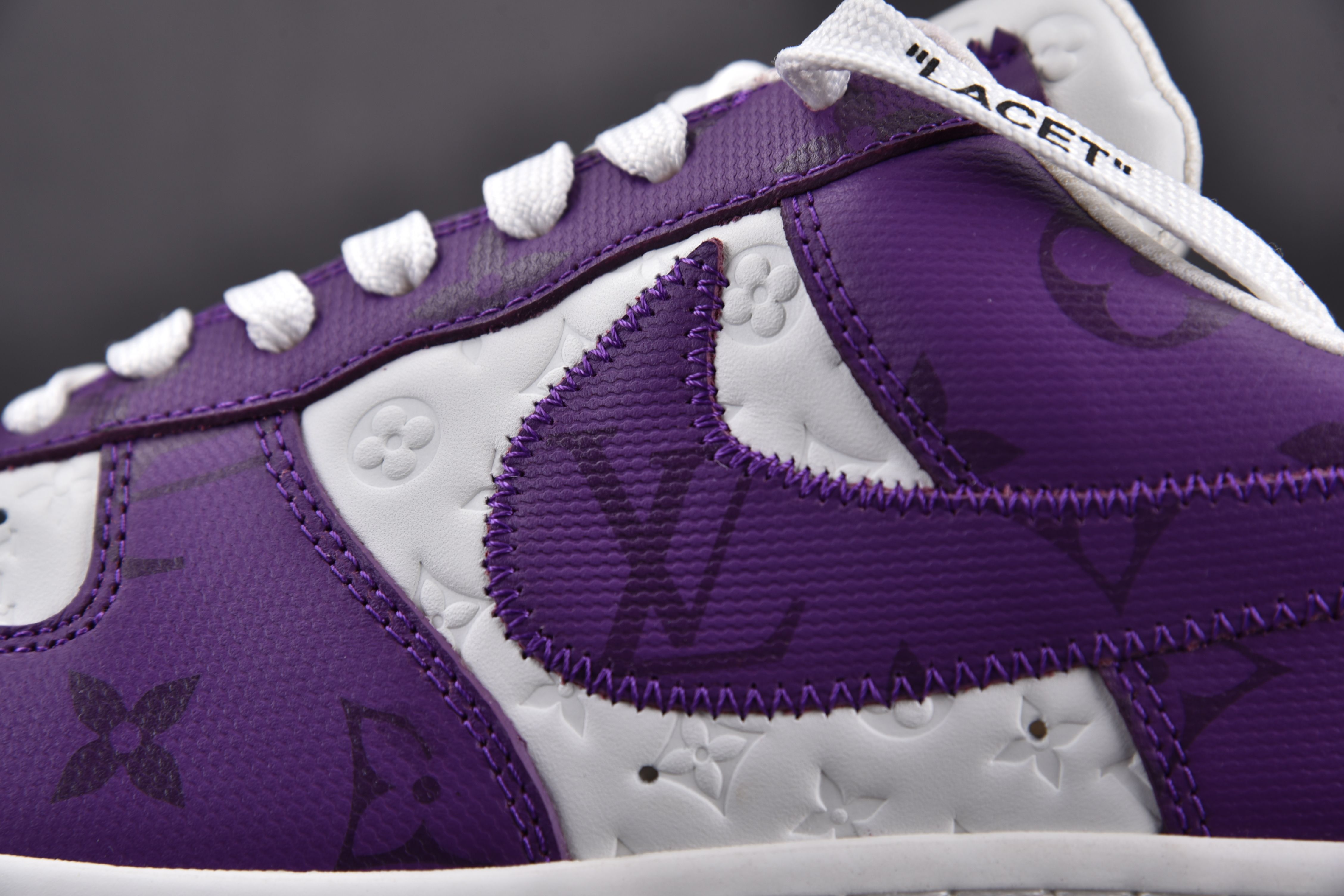 Nike Air Force 1 Low Louis Vuitton Royal Purple (Be careful about the size!!)