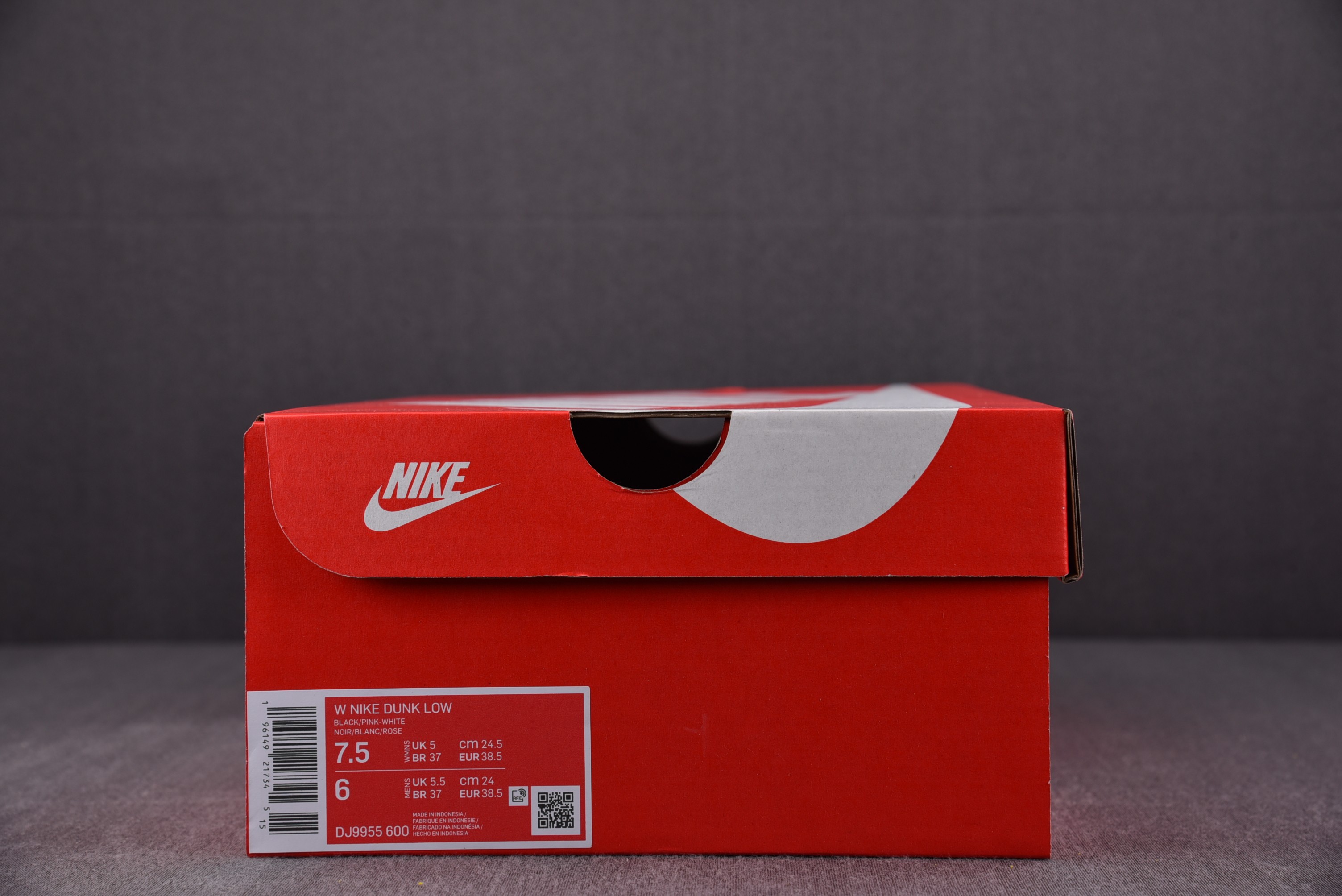 Nike Dunk Low Pink Foam Black (Women Size!!)